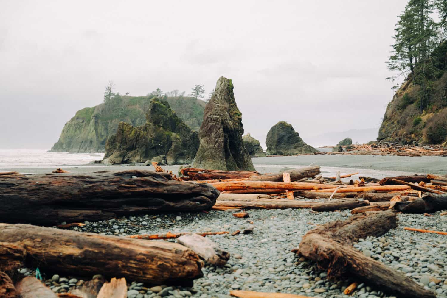 Ruby Beach in Olympic National Park