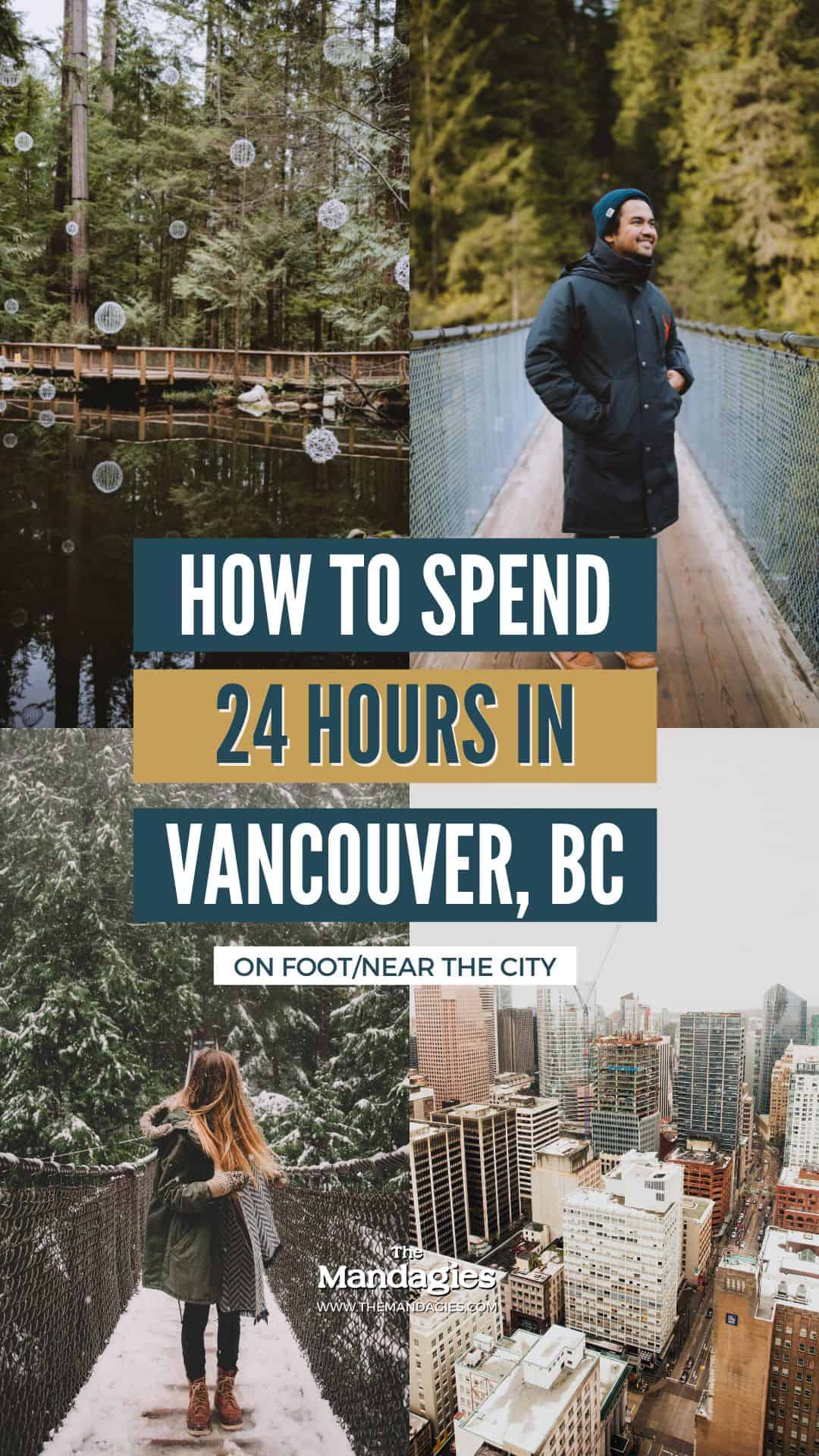 One Day In Vancouver On Foot In Winter - TheMandagies.com Pin