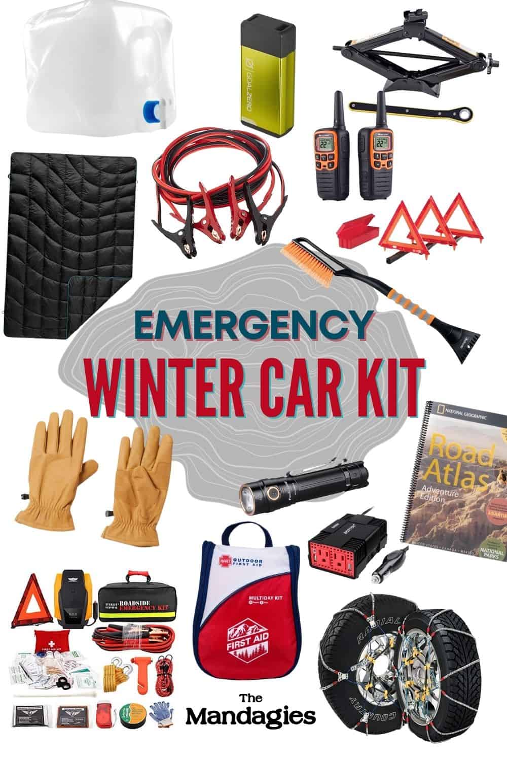 Winter Car Emergency Kit The Mandagies Pin 4