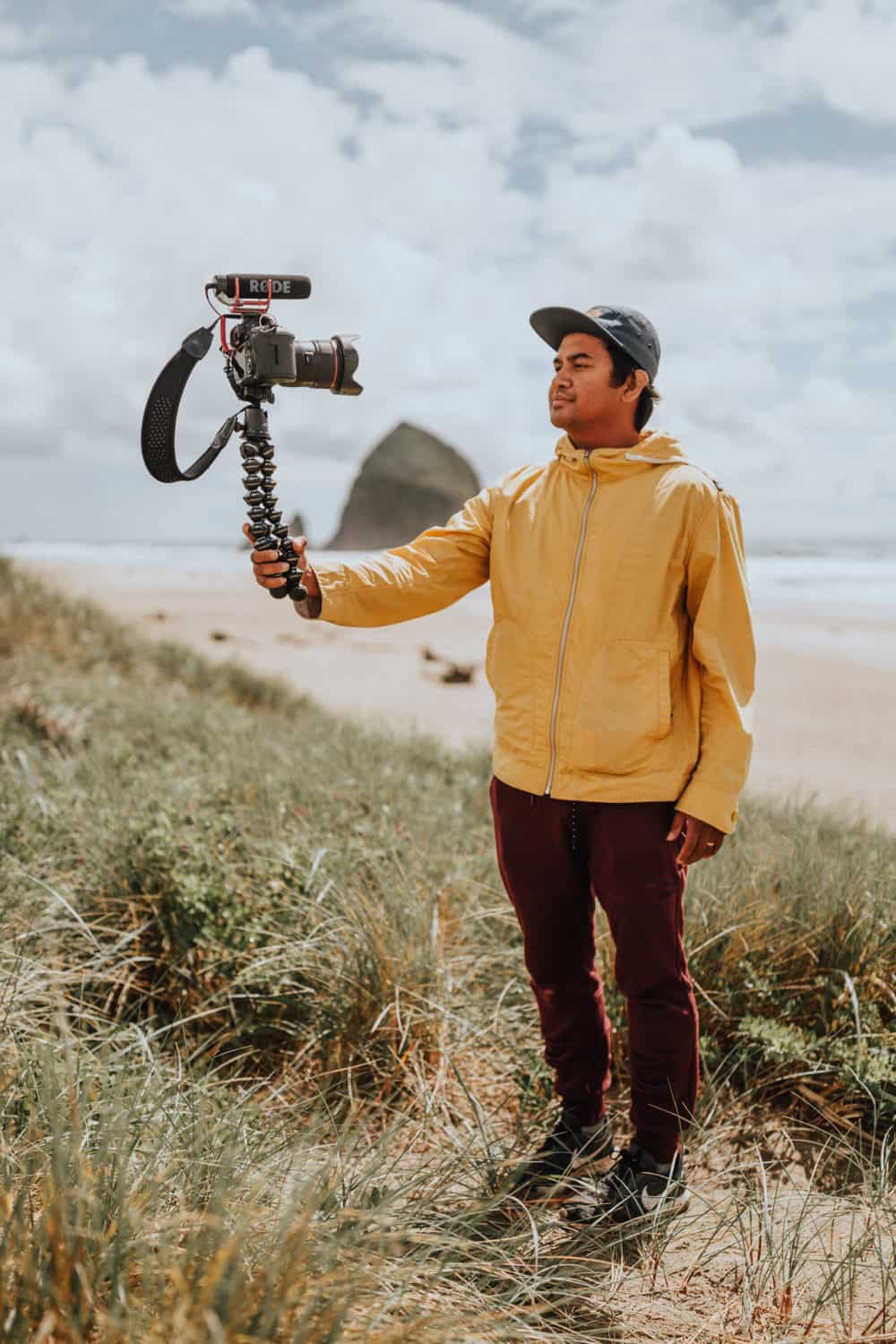 Berty Mandagie using JOBY travel tripod - one of our favorite essential photography accessories!