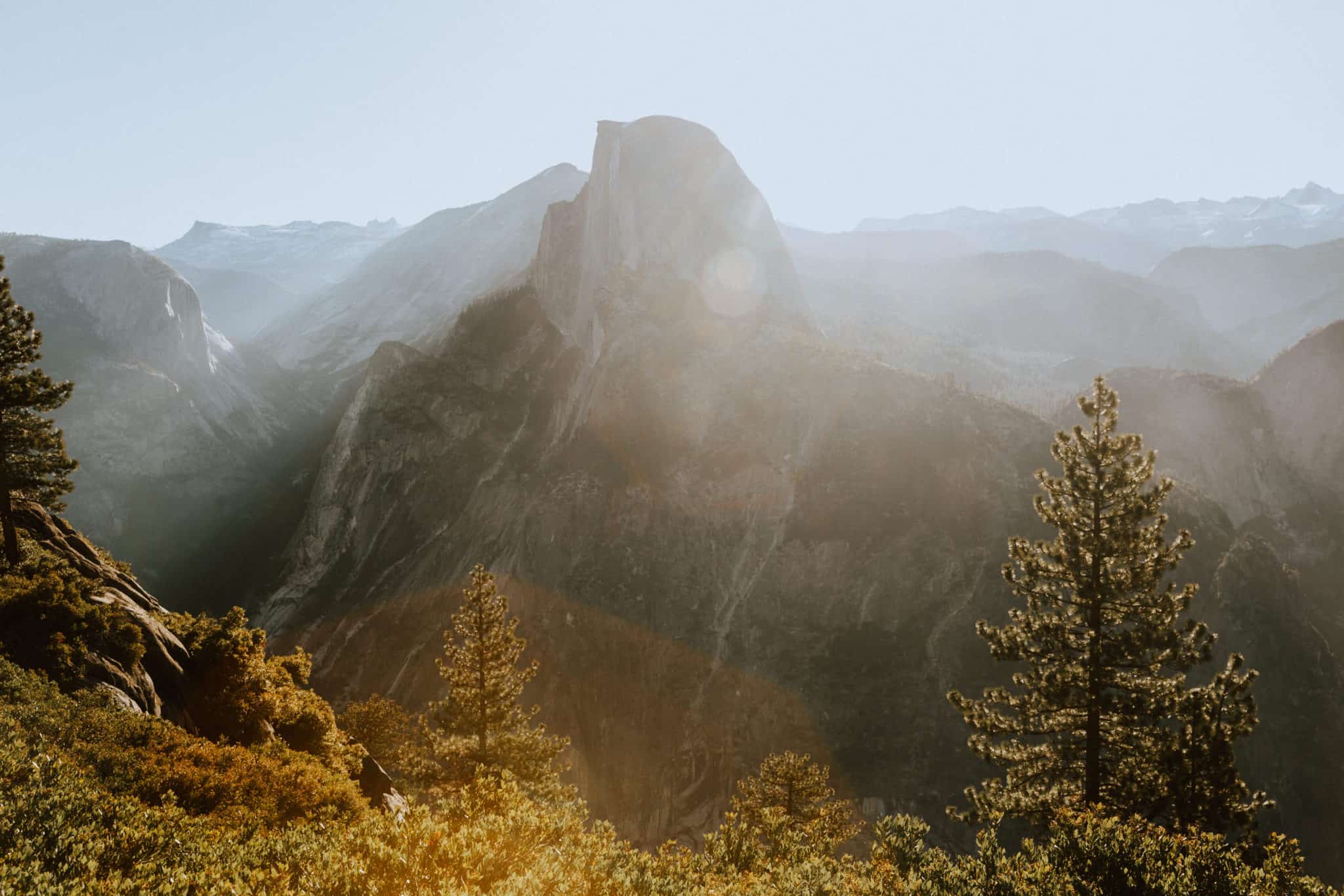 Half Dome at Yosemite - Travel Photography Tips