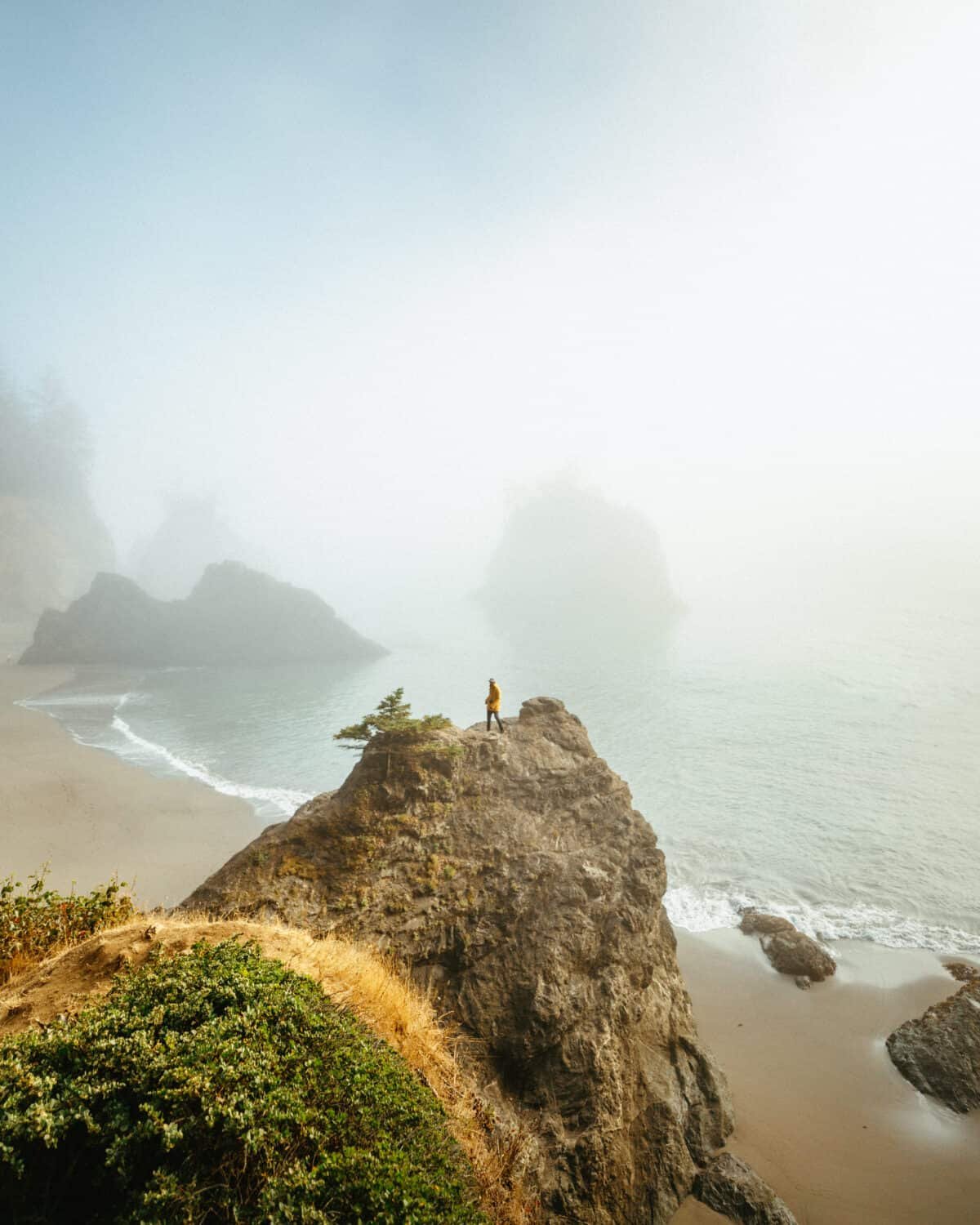 Secret Beach in Samuel H Boardman Scenic Corridor