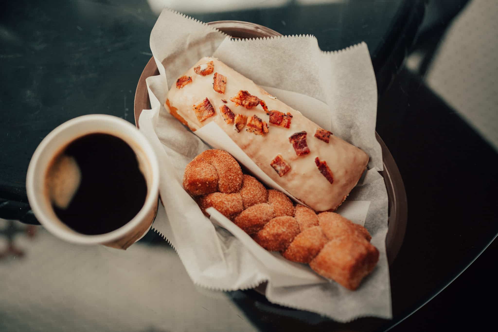 Bacon and Maple Donut at Guru Donuts in Boise, Idaho