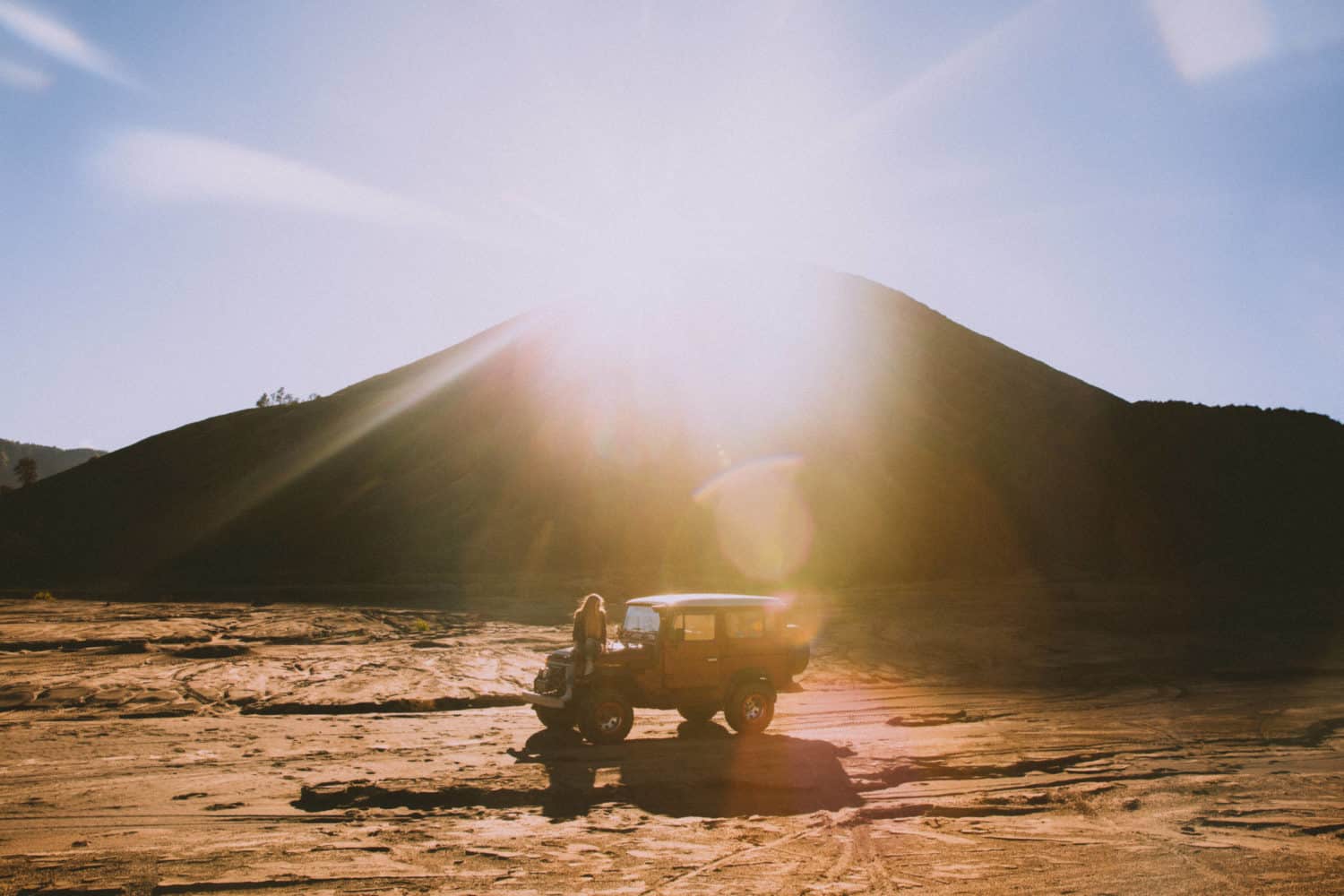 Emily at Mount Bromo, Indonesia