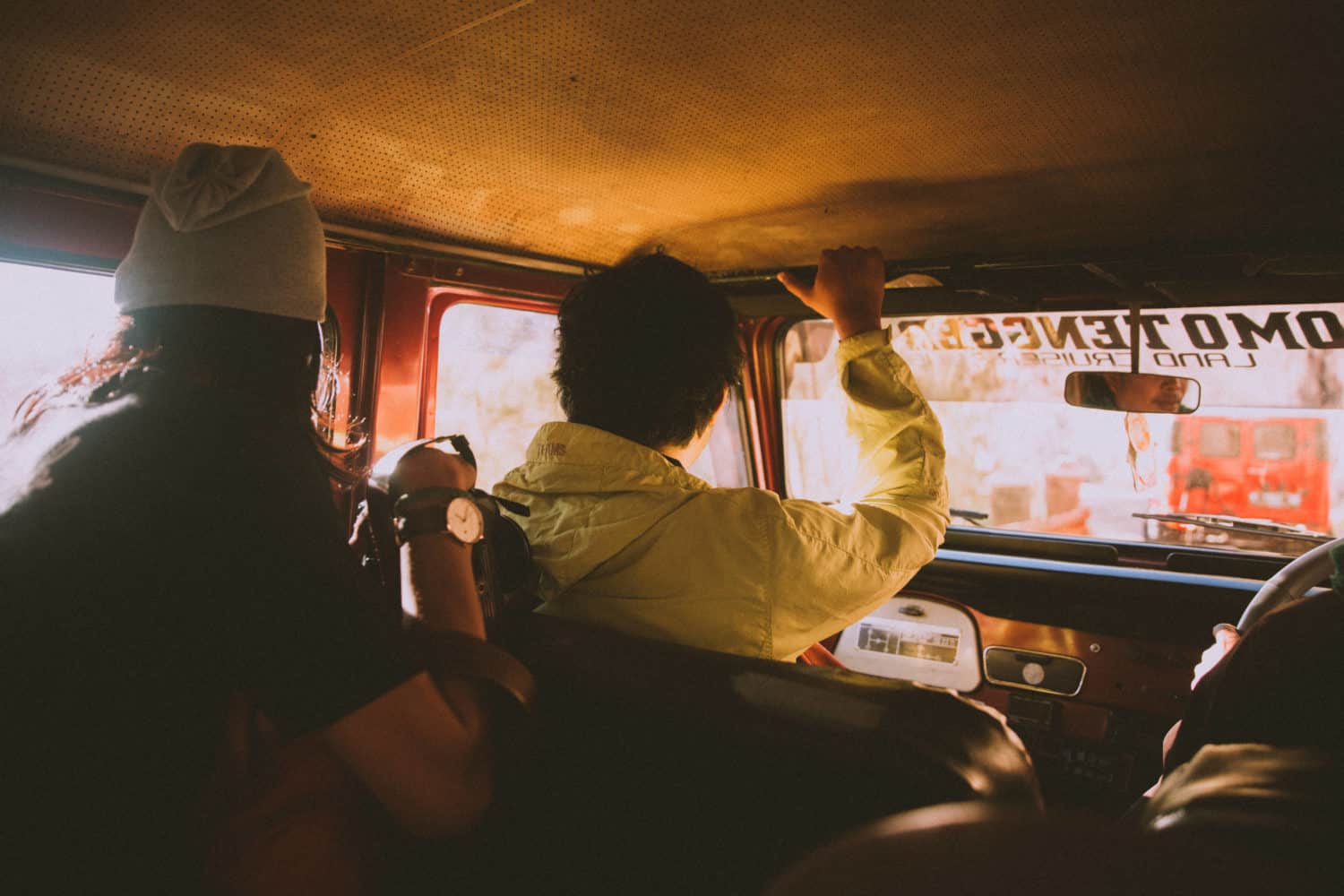 Driving around in the Jeep East Java, Indonesia