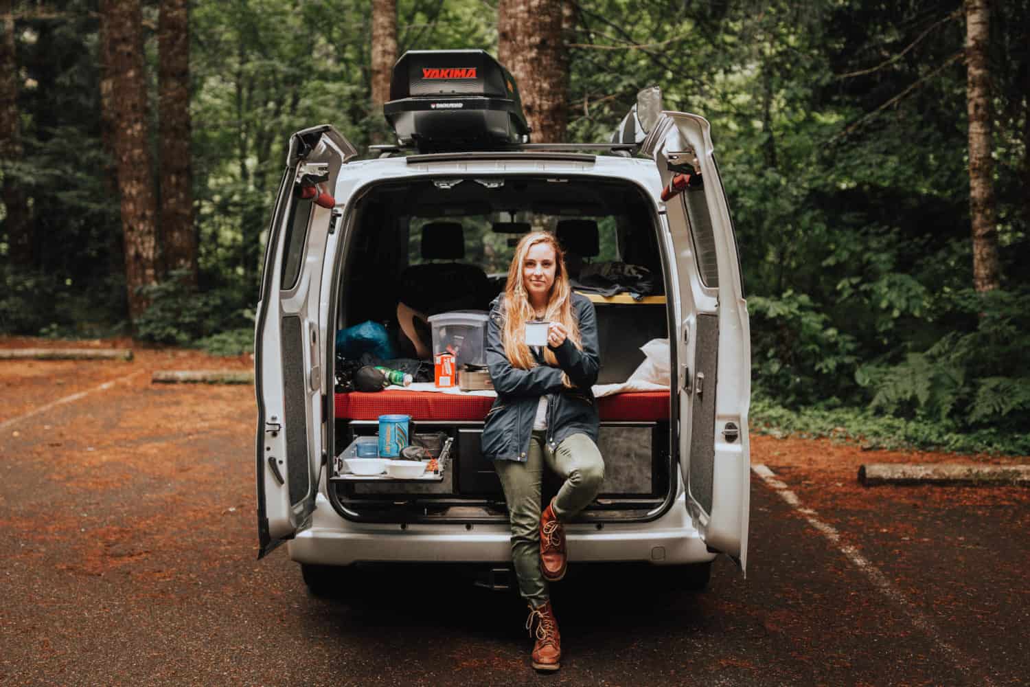 The perfect set up for sleeping in your car