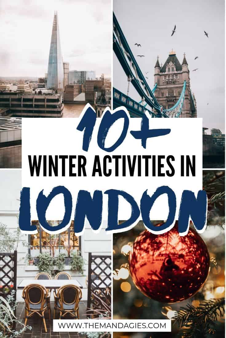 Looking for amazing winter activities in London? Look no further because we're giving you the best tips for visiting London in winter here! Save this pin for your next trip to Europe in winter! #london #england #UK #winter #europe #wintertravel #christmas #holiday