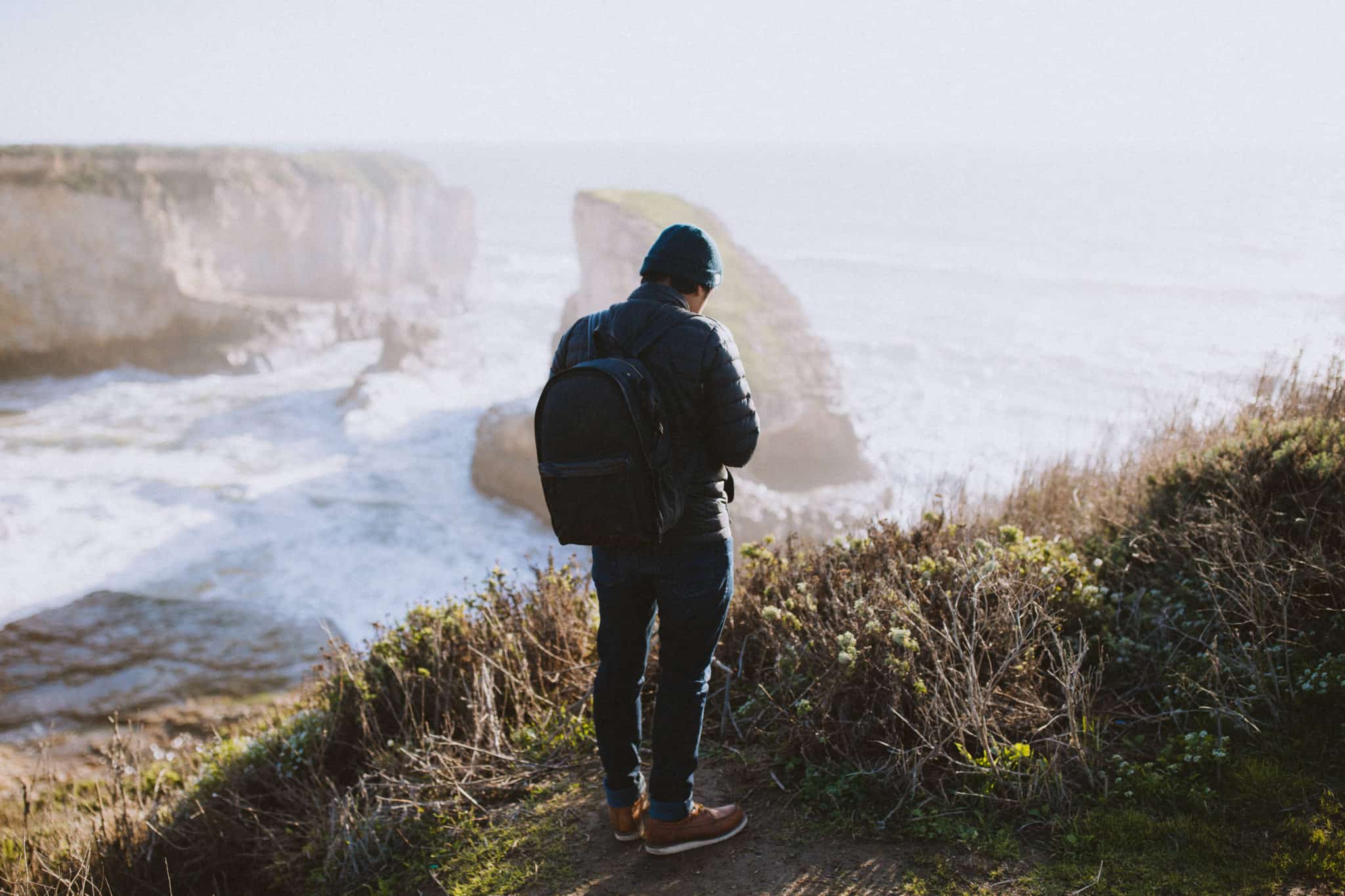 Berty at Shark Fin Cove Overlook