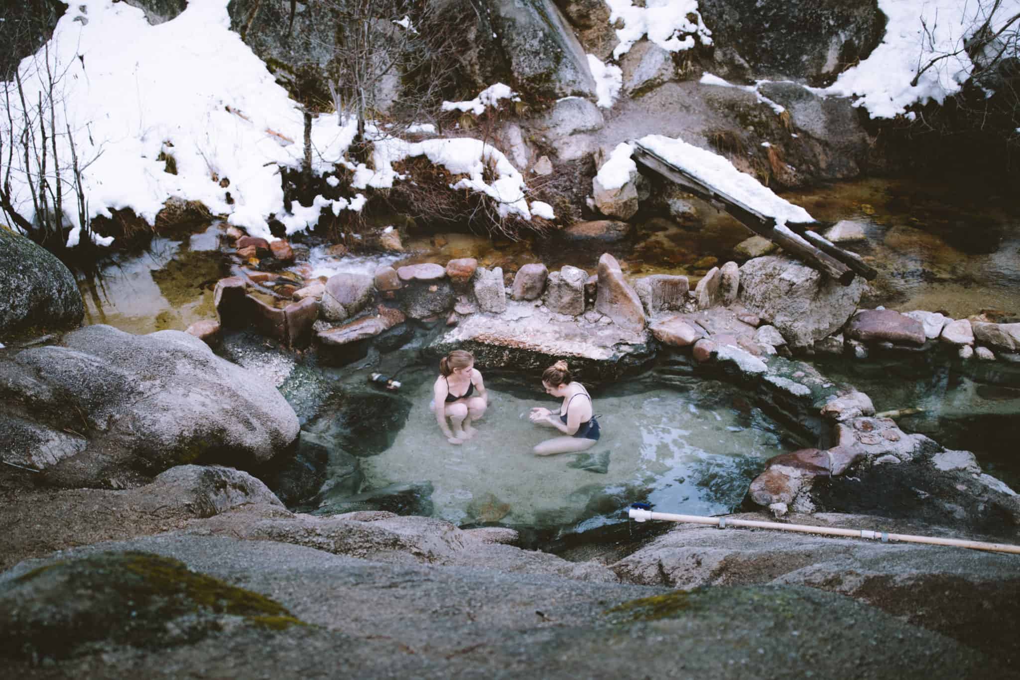 Trail Creek Hot Springs - Things To Do In McCall Idaho In Winter - TheMandagies.com