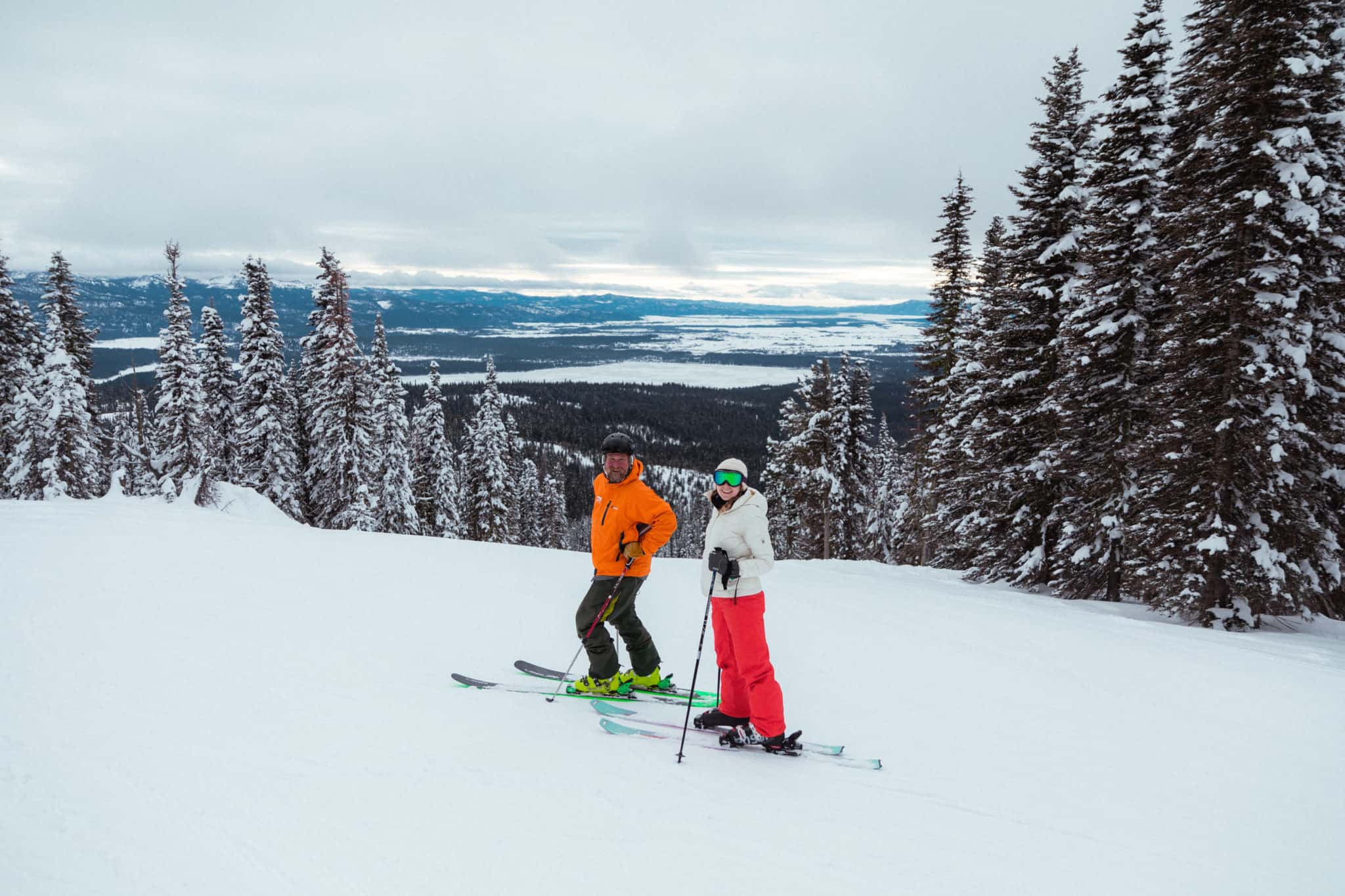 Brundage Mountain Lakeview Bowl Skiing- TheMandagies.com