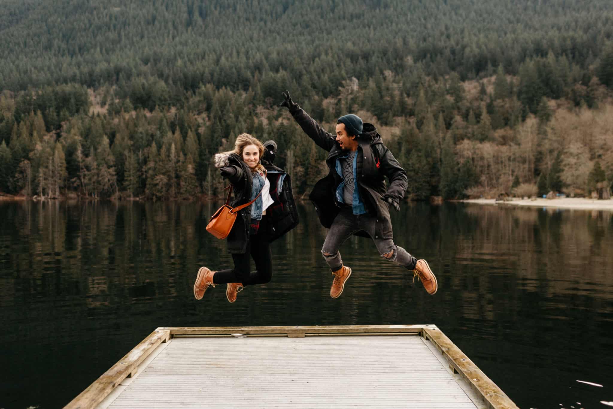 Emily and Berty at Buntzen Lake - Photo by Jonathan Gipaya