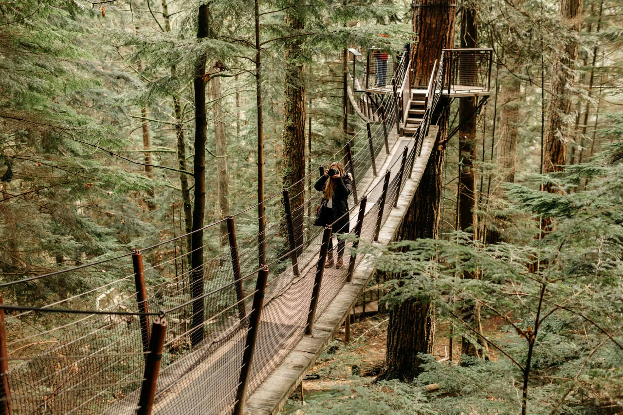 Emily at Capilano Suspension Bridge Park