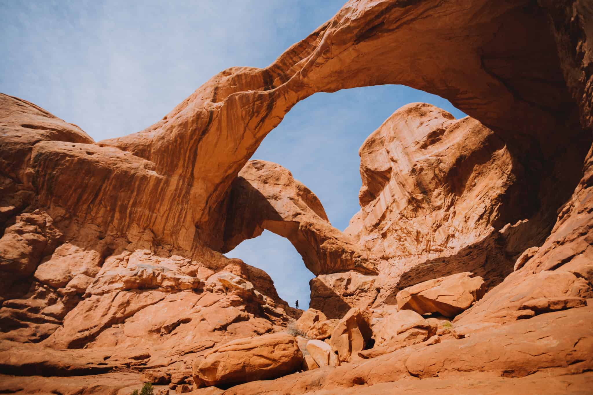 Double Arch - 10 Amazing Hikes in Arches National Park