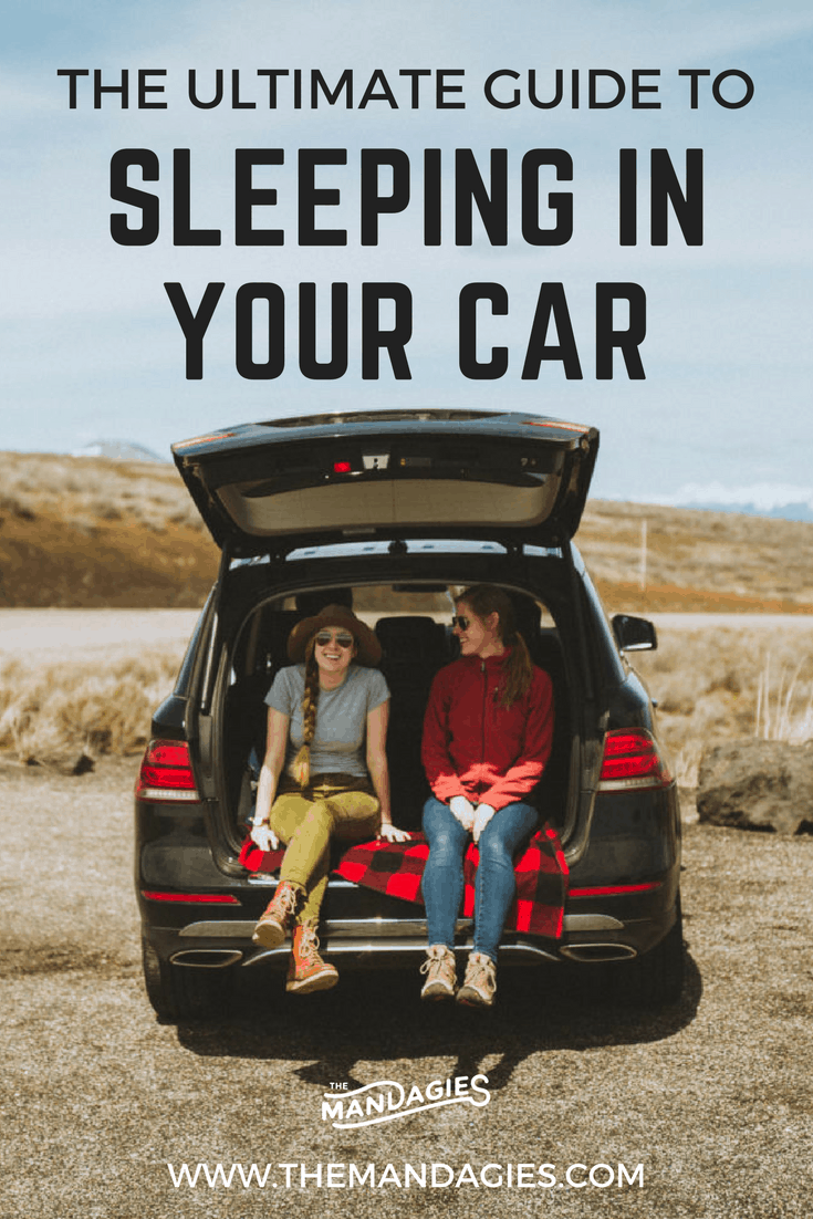 Sleeping in your car gives you the freedom to experience the open road! In this post, we're sharing all our car camping tips and tricks to help you with this important road trip step. We're talking everything from free places to sleep, what to pack, and how to stay warm! #carcamping #camping #roadtrip