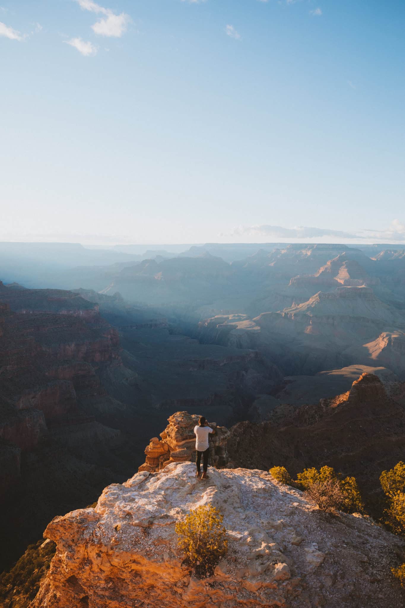 Grand Canyon view during sunset - Southwest Road Trip Destination -TheMandagies.com