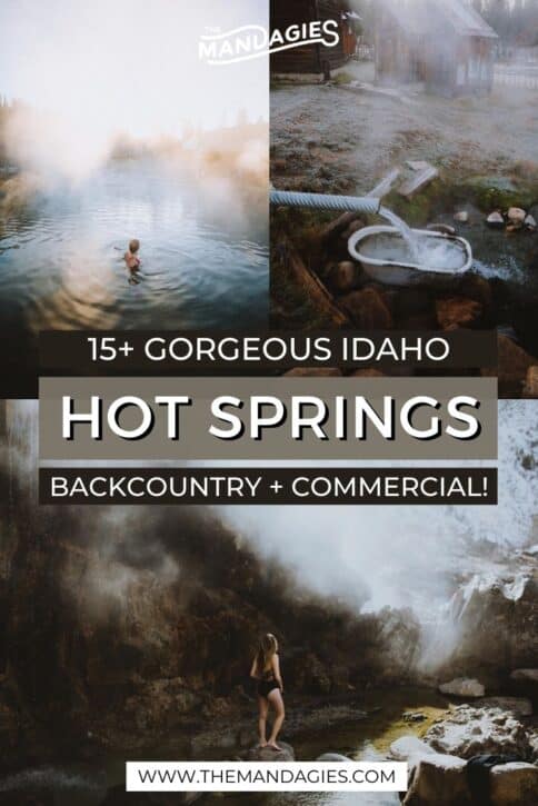 So you're searching for the best Idaho hot springs for your Idaho road trip adventure? You've come to the right places! We're sharing a bucket list of hot springs in Idaho, including a map, descriptions of the pools, and deep dives into specific locations! Save this for your next epic trip to Idaho! #idaho #hotsprings #idahohotsprings #kirkhamhotsprings #burgdorf #boise #coeurdalene #travel #adventure #roadtrip #backcountry #nature #photography