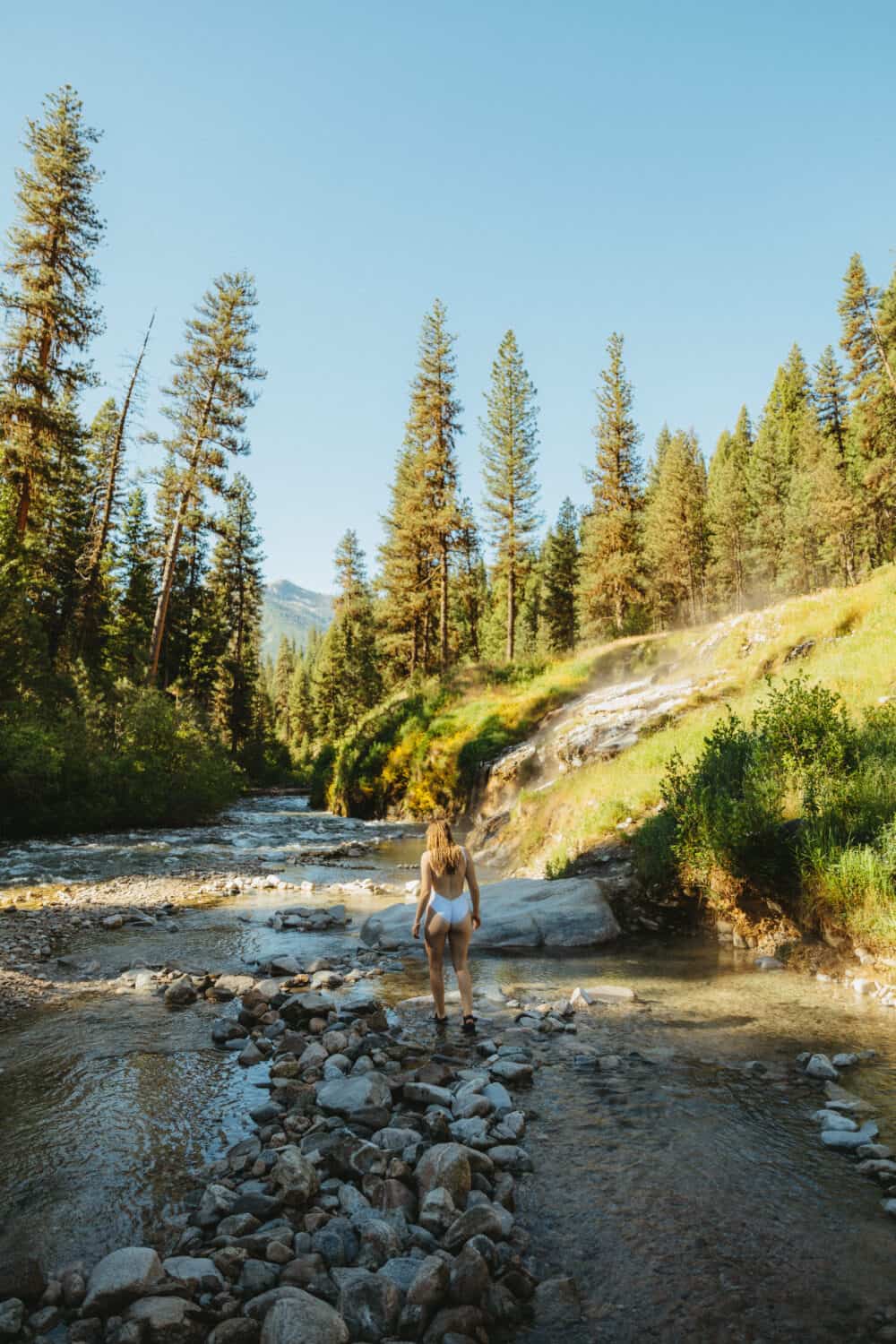 Emily Mandagie in Idaho Hot Springs