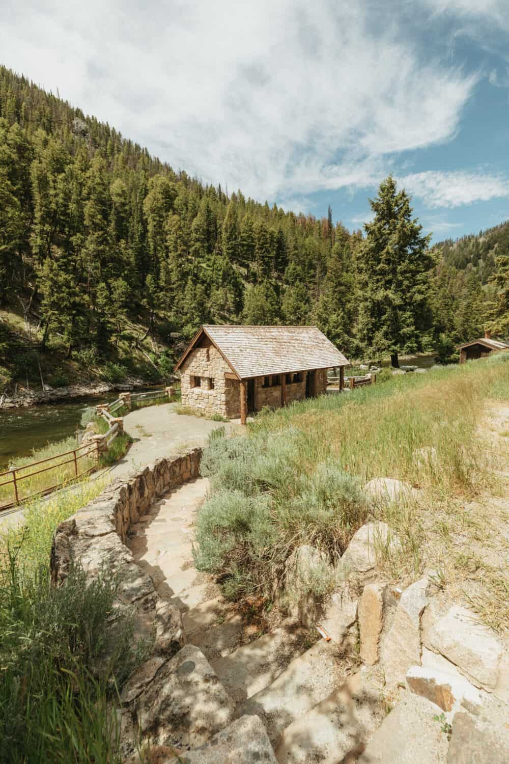 Old Bathhouse at Sunbeam Hot Springs