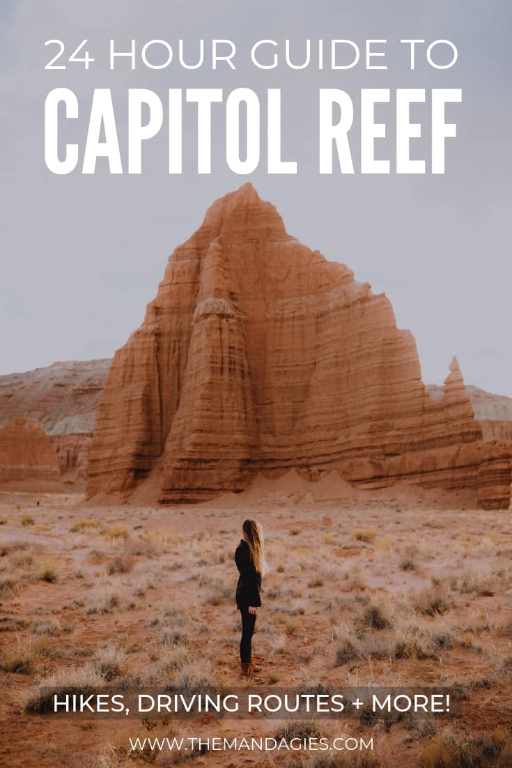 Capitol Reef National Park is a must-visit for all desert adventure lovers! In this blog post about Utah, we're sharing hidden arches, the best hiking routes, best photography locations in capitol reef and more! #capitolreef #capitolreefnationalpark #utah #might5 #southernutah #photography #utahtravel #roadtrip #camping #spring #travel #natgeotravel