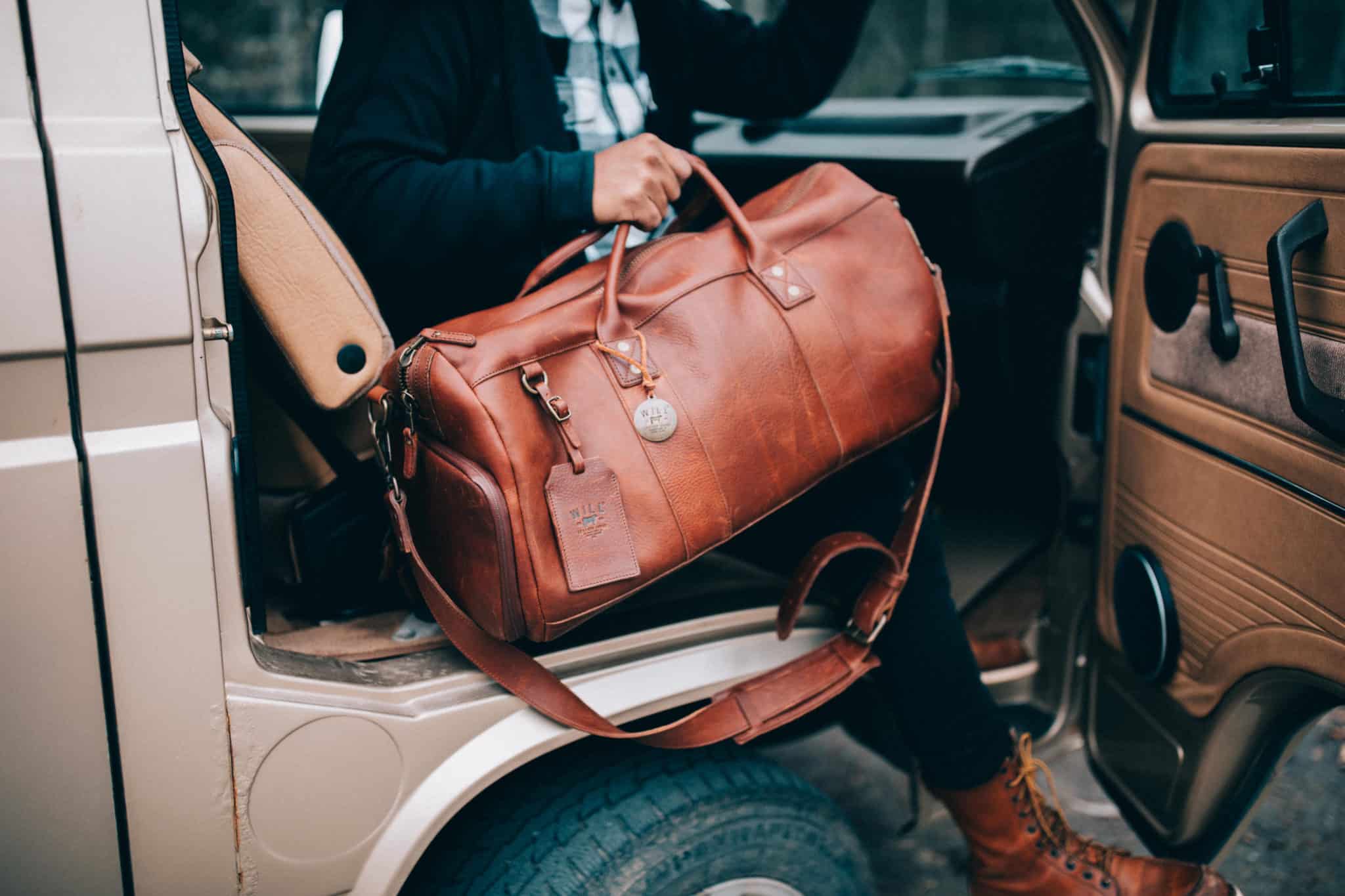 Will Leather Goods Duffel - What To Wear Alaska Road Trip - TheMandagies.com