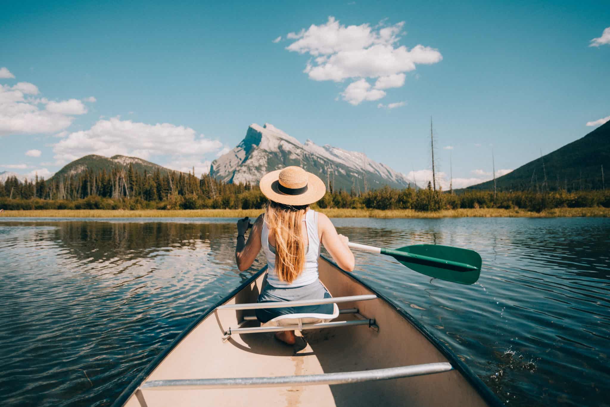 Things To Do In Banff - Canoe Vermillion Lakes