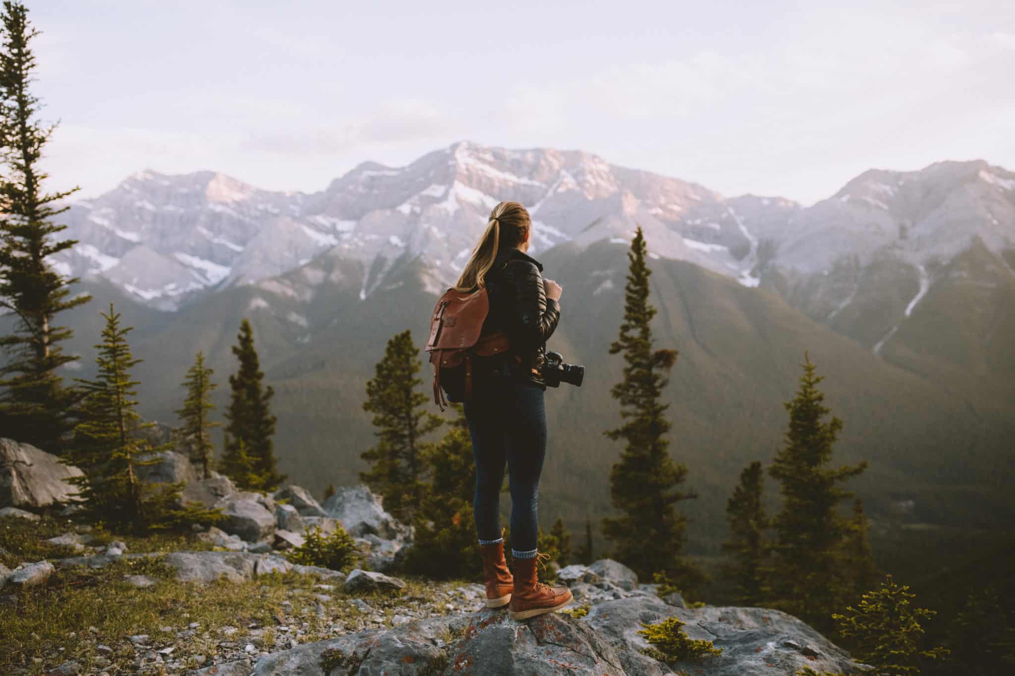 East End of Rundle Hike - Views of Bow Valley