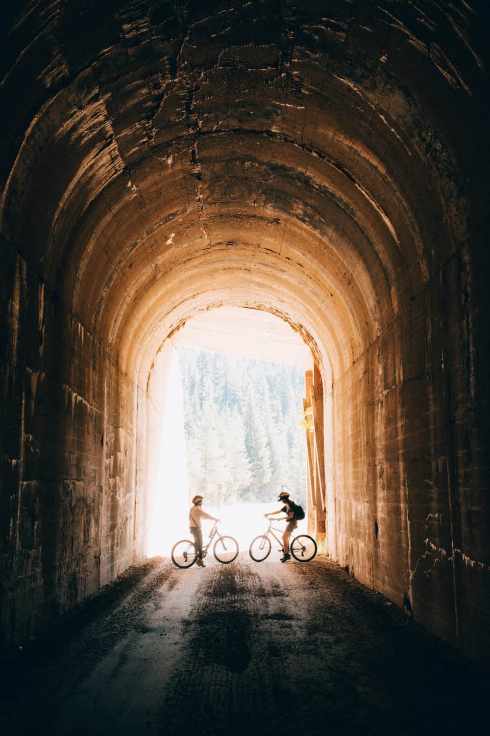 The Hiawatha Bike Trail - Train Tunnel - Northern Idaho Itinerary - TheMandagies.com