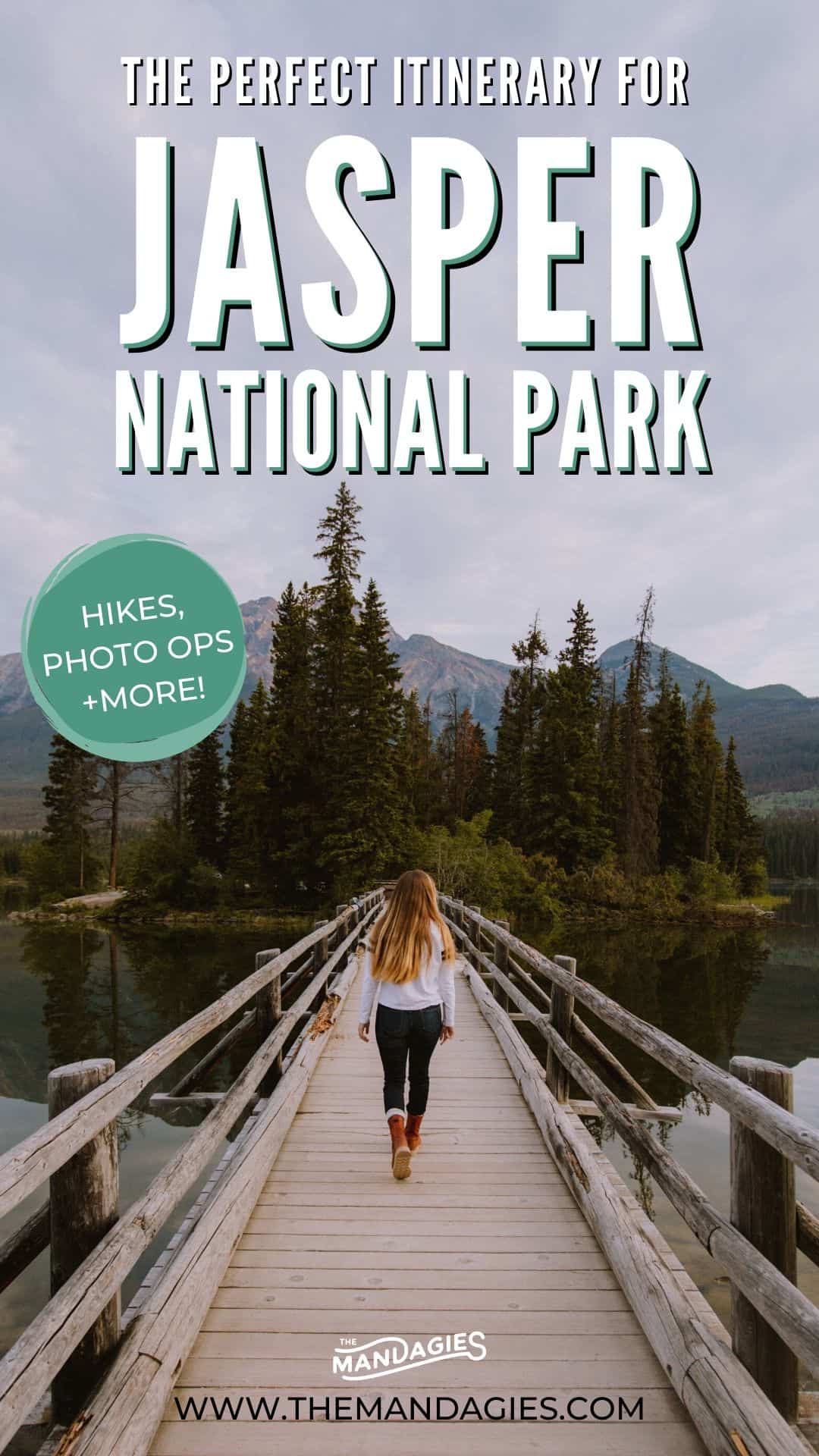 Discover the best Jasper National Park one-week itinerary here! It will take you some of the best spots in Jasper, including Athabasca Falls, Maligne Lake, Pyramid Island, and some secret spots in the Canadian Rockies! See it all here: #canadianrockies #jasper #jaspernationalpark #malignelake #pyramidlake #canada #adventure