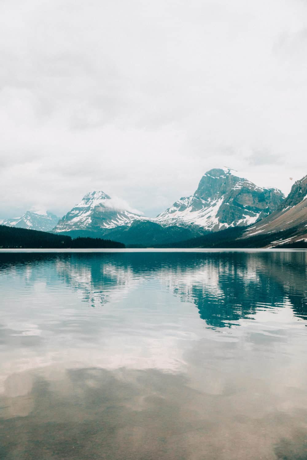 Amazing Photo Spots In Banff National Park - Bow Lake Reflection