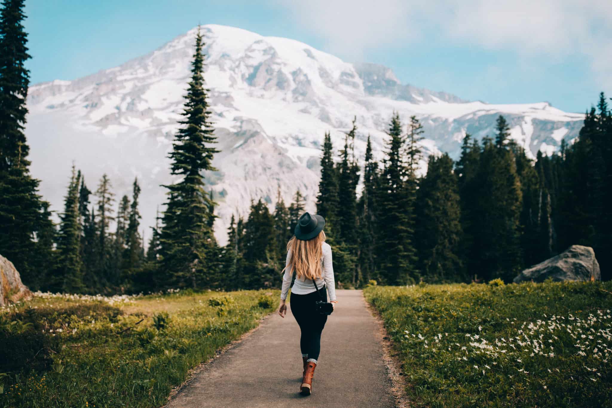 Best Hikes in the Pacific Northwest - Emily Mandagie at Nisqually Vista Loop