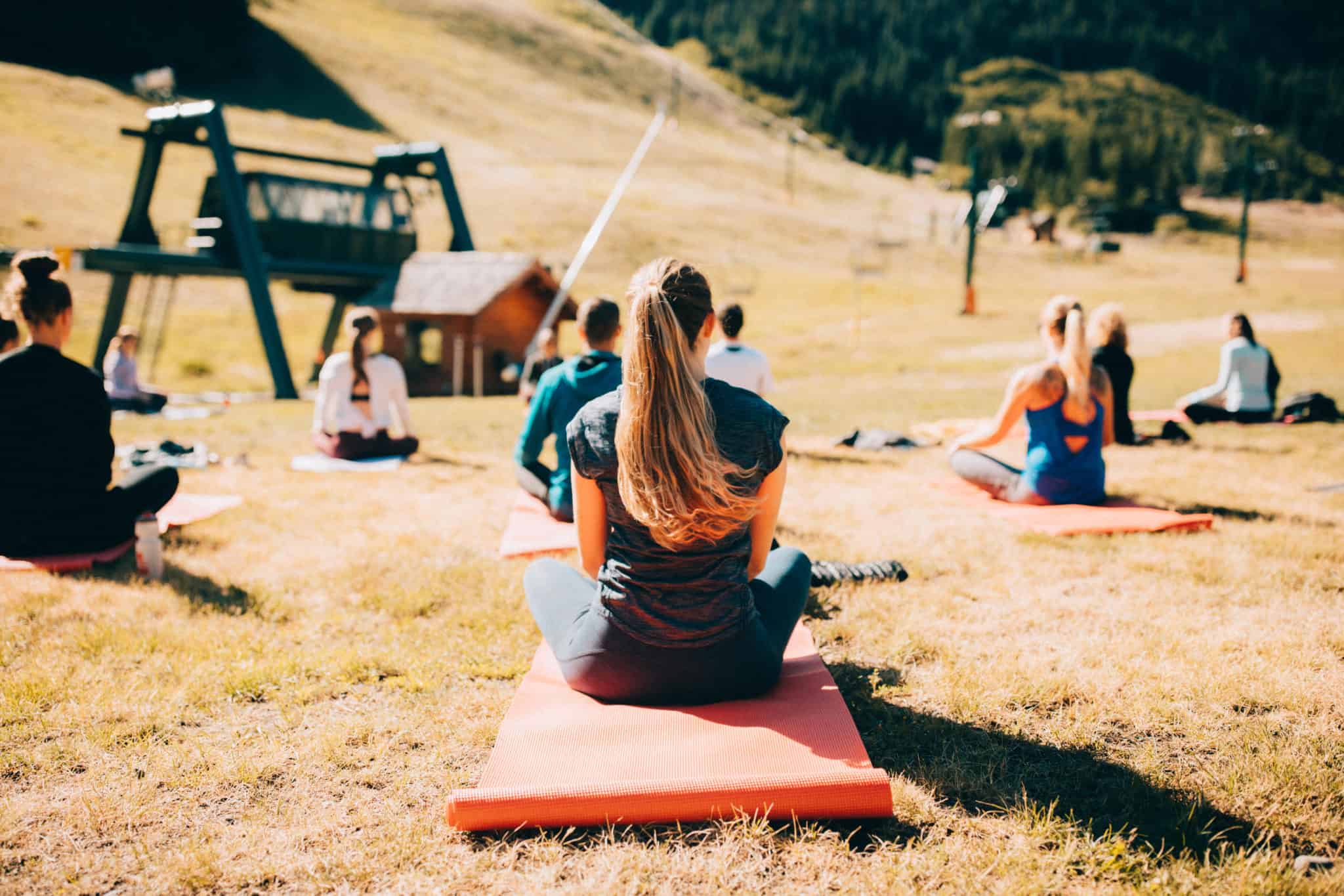 Morning Yoga at Crystal Mountain Resort, Washington - TheMandagies.com