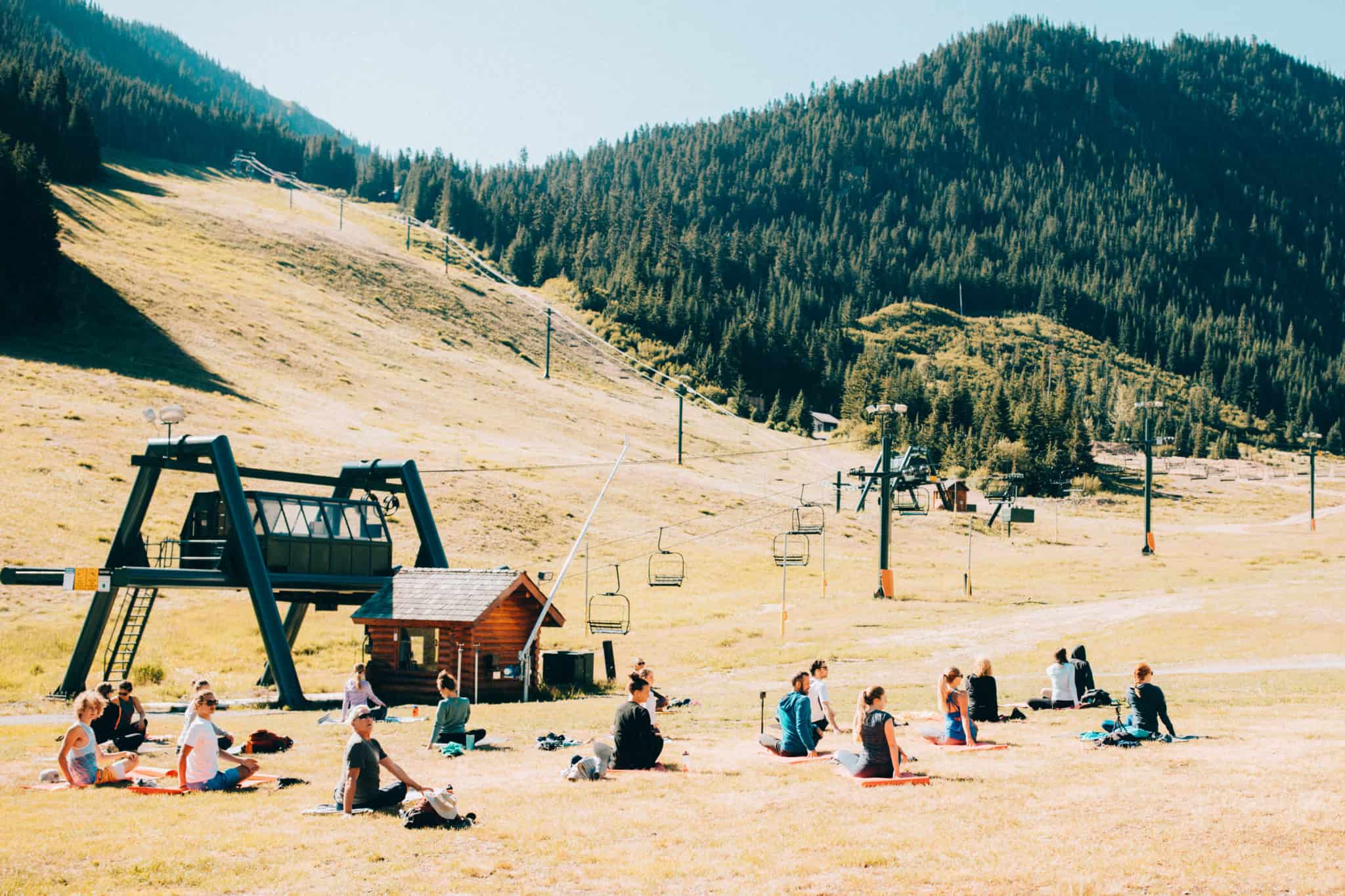 Morning Yoga at Crystal Mountain Resort, Washington - TheMandagies.com