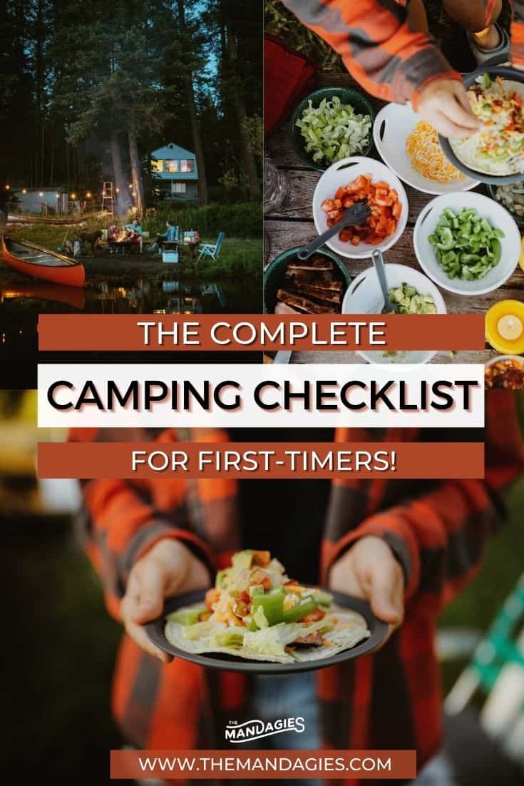 Looking for a no-fuss camping checklist? We're sharing all the camping essentials that we bring and love, proven over countless camping trips and day trips! We're sharing all the essentials for camping, including tents, camping stoves, coolers, camping chairs, and more fun items! Save this post for your next camping trip! #camping #campingessentials #campingpackinglist #packinglist #packing #campground #USA #roadtrip