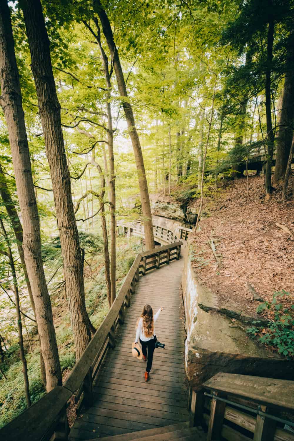 Boardwalks at Brandywine Falls - Cuyahoga Valley National Park - TheMandagies.com