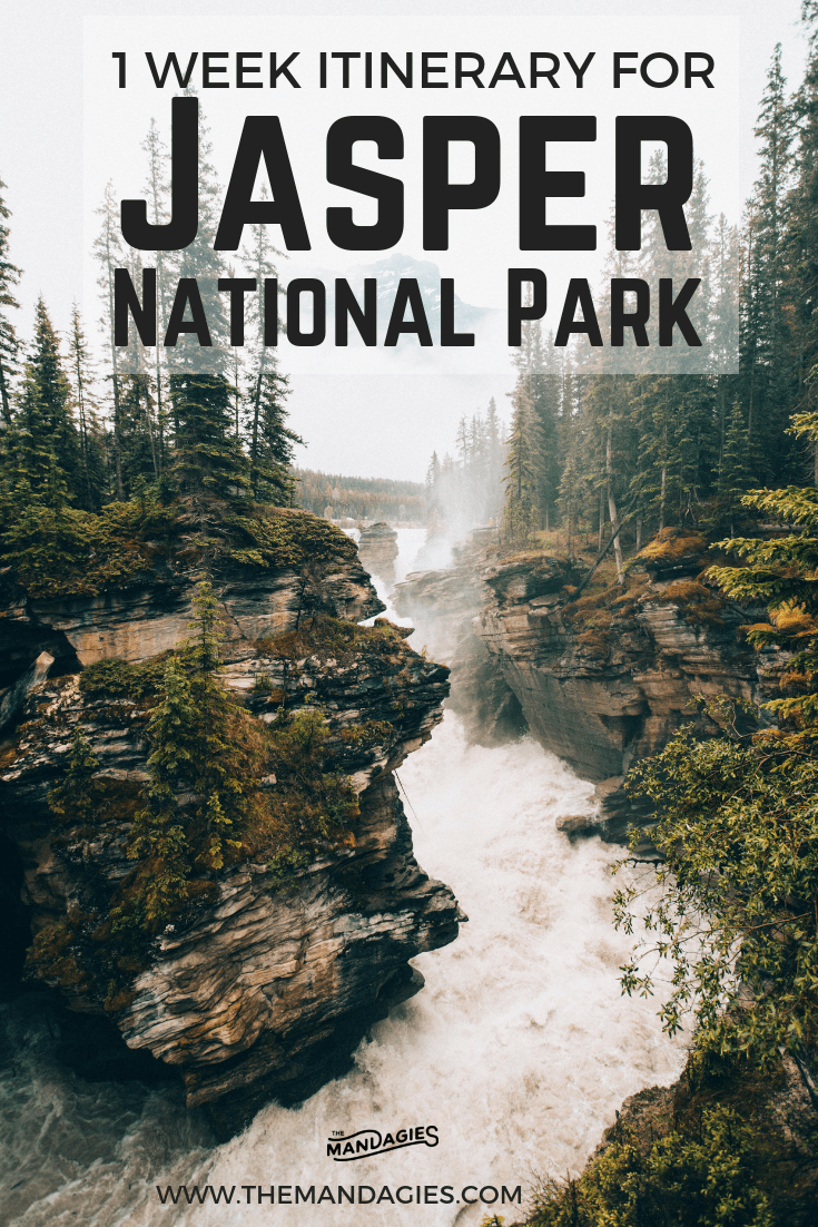 Explore this Canadian Rockies gem in Alberta Canada! We're sharing the complete 7-Day Jasper National Park itinerary to make the most of your adventure in the mountains! #canada #JasperNationalPark #PacificNorthwest #Alberta #RoadTrip #Vacation #Outdoors #Itinerary #Forest #Travel #Hiking