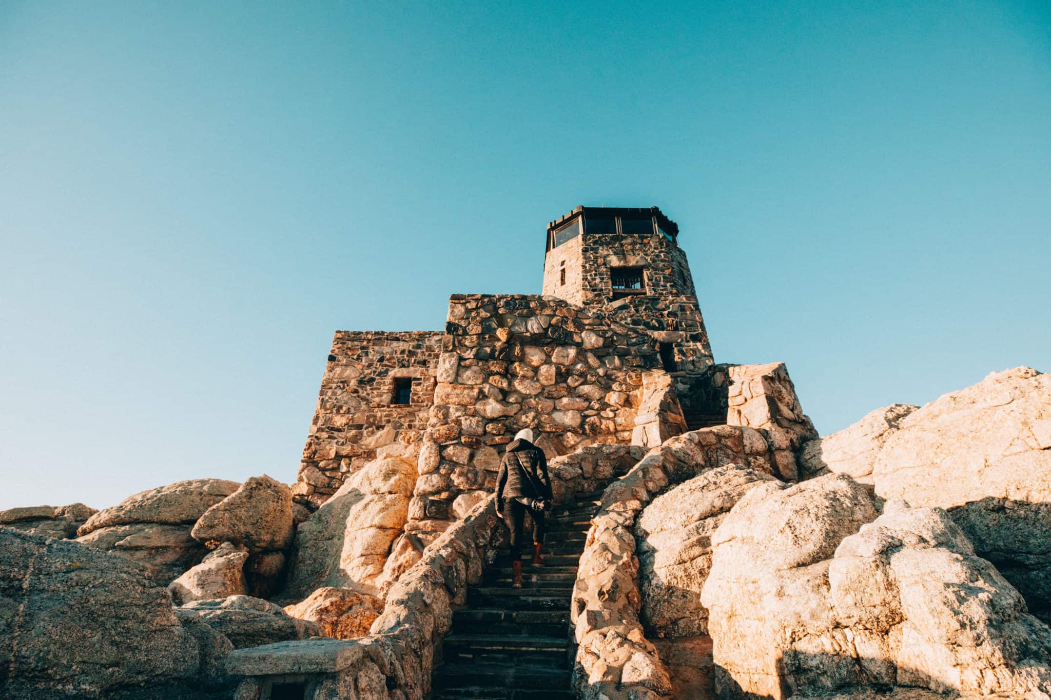 Fire Tower at Black Elk Peak Summit, South Dakota