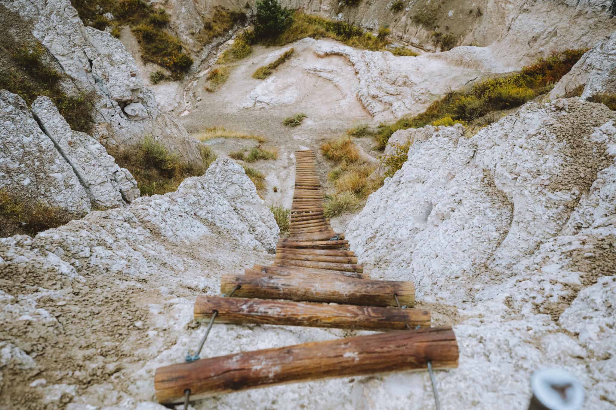 Notch Trail Ladder, Badlands South Dakota