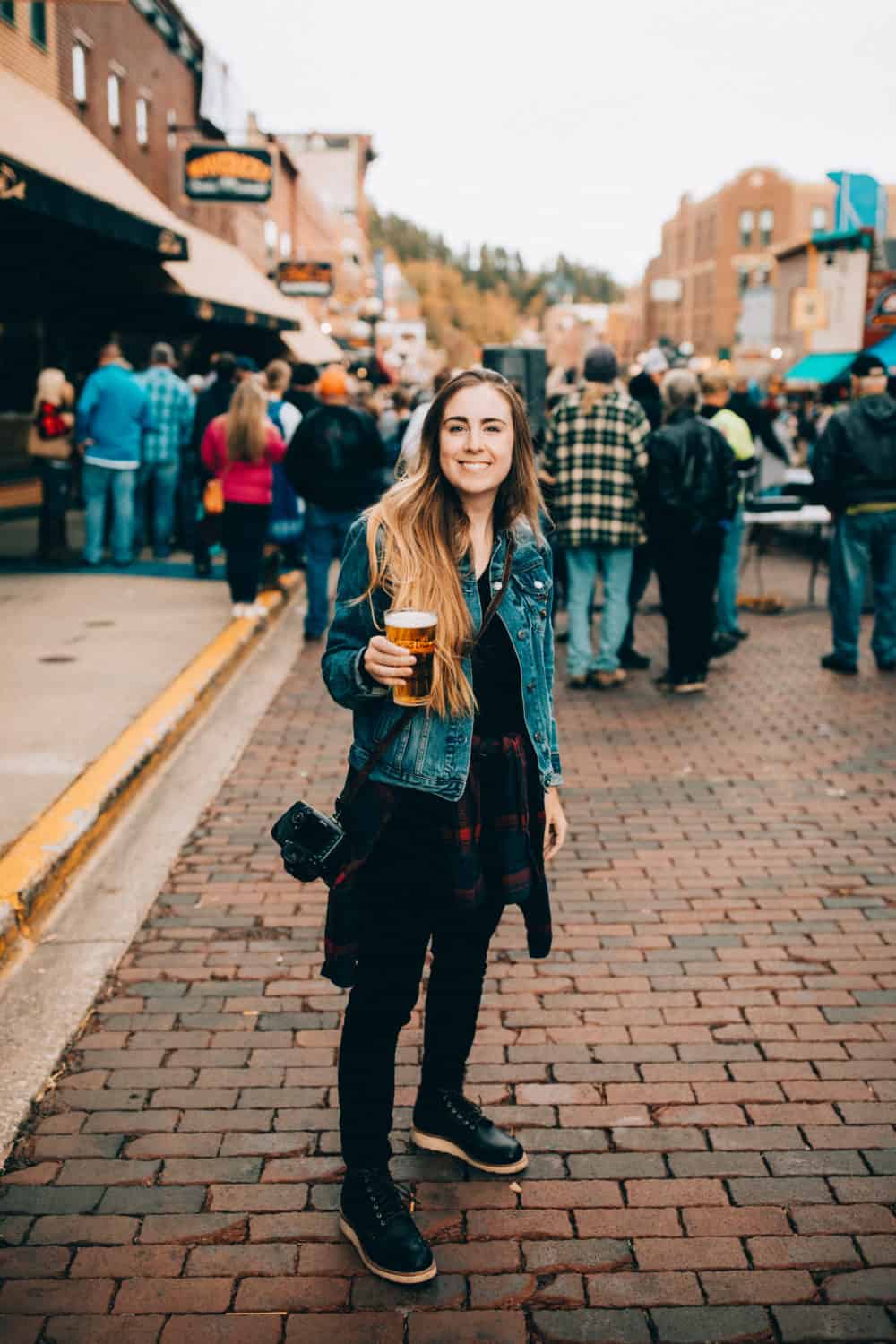 Emily, autumn in South Dakota, Oktoberfest in Deadwood