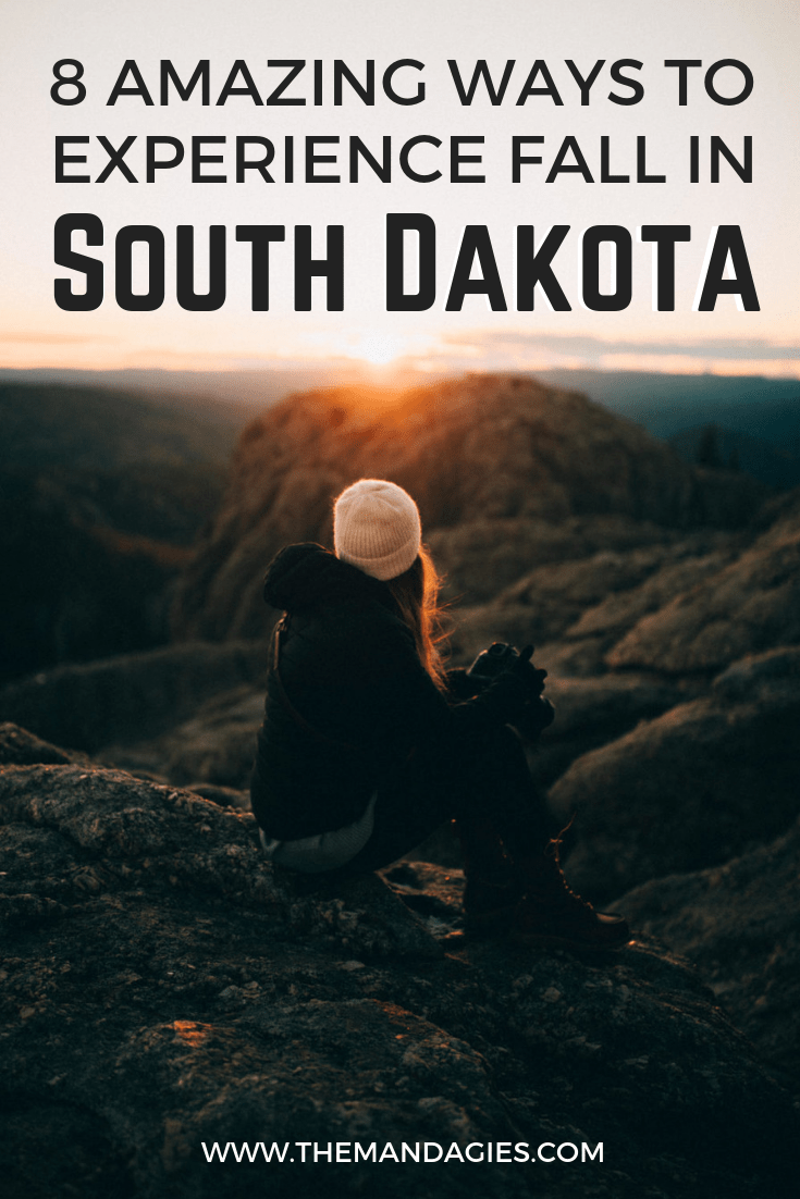 Looking for the best places to experience fall foliage, autumn drives, and changing trees? Come and experience autumn in South Dakota - an unconventional but completely amazing location for fall. We're sharing 8 must-do activities! #southdakota #blackhills #rapidcity #mountrushmore #windcavenationalpark #badlandsnationalpark #Outdoors #Fall #scenicdrive #Travel #Hiking