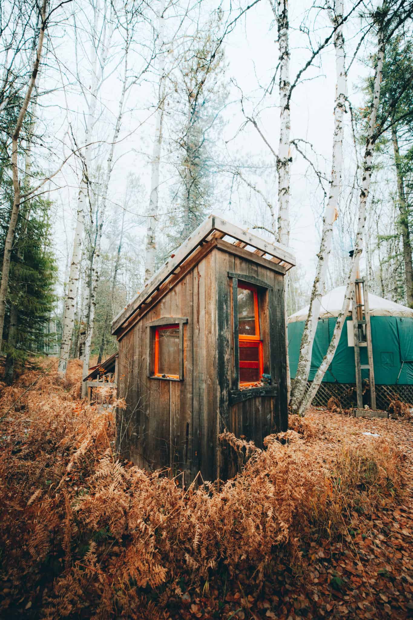 yurt outhouse
