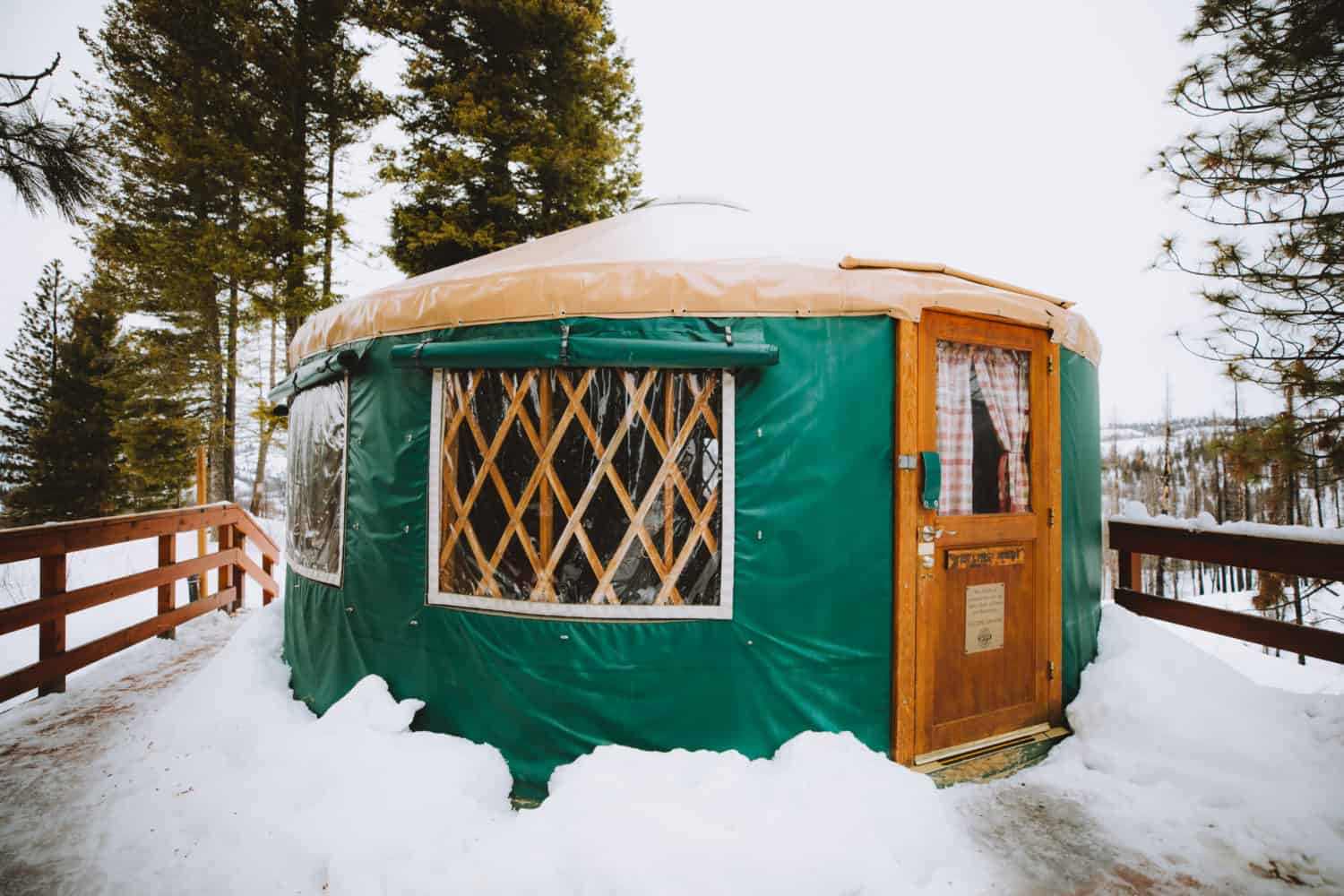 Idaho Backcountry Yurt - Skyline Yurt (TheMandagies.com)