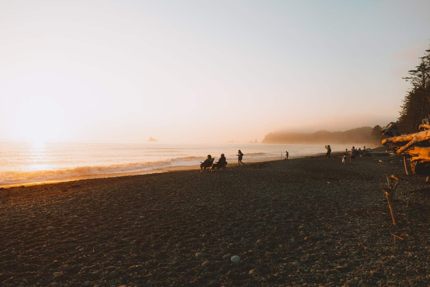 sunset at RIalto Beach, Olympic Peninsula