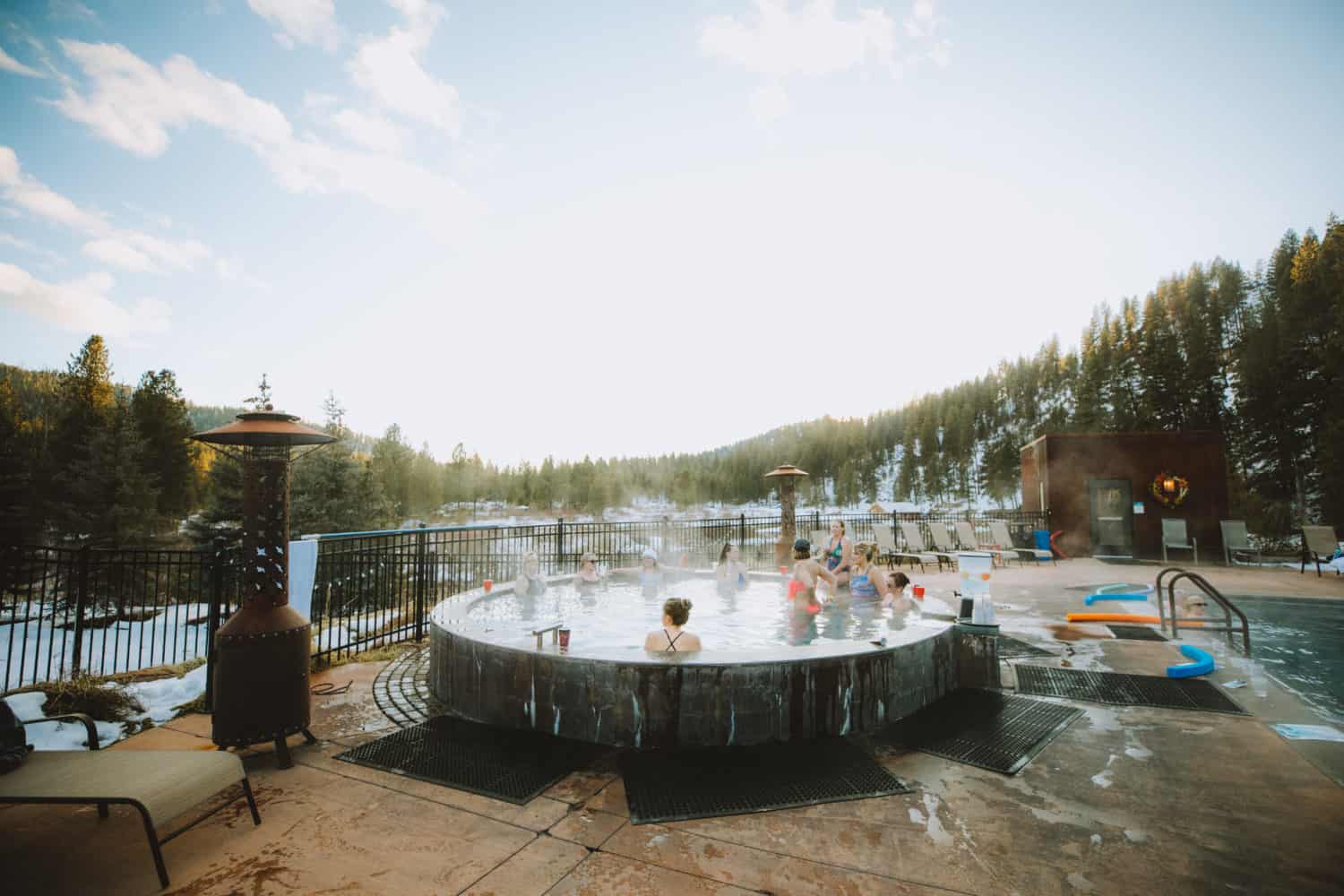 The Springs Idaho City - Large Outdoor Hot Tub