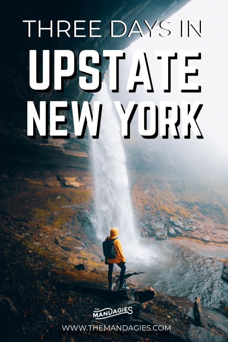 Discover an amazing getaway from New York City with our favorite Upstate New York itinerary! We're sharing how to spend three days in Upstate New York, hikes in the Catskill Mountains, small towns, and scenic drives. Save this pin for your next NY adventure! #NewYork #UpstateNewYork #scenicdrives #CatskillMountains #Woodstock #Phoenicia #roadtrip #hiking #travel #adventure #eastcoast #fallfoliage #weekendgetaway