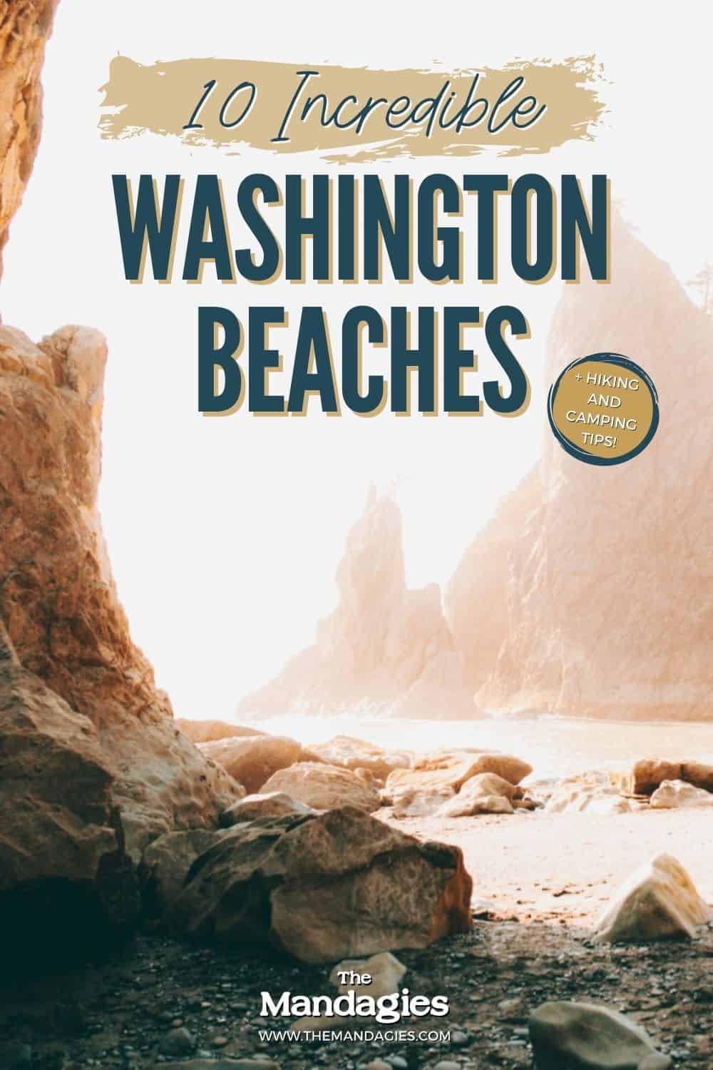 Looking for the best beaches in Washington state? We're coving the best Washington Beaches, including Cape Flattery, Ruby Beach, Rialto Beach, Kalaloch Beach and so many more in the Olympic National Park! #beach #washington #washingtonstate #olympicpeninsula #olympicnationalpark #PNW #pacificnorthwest