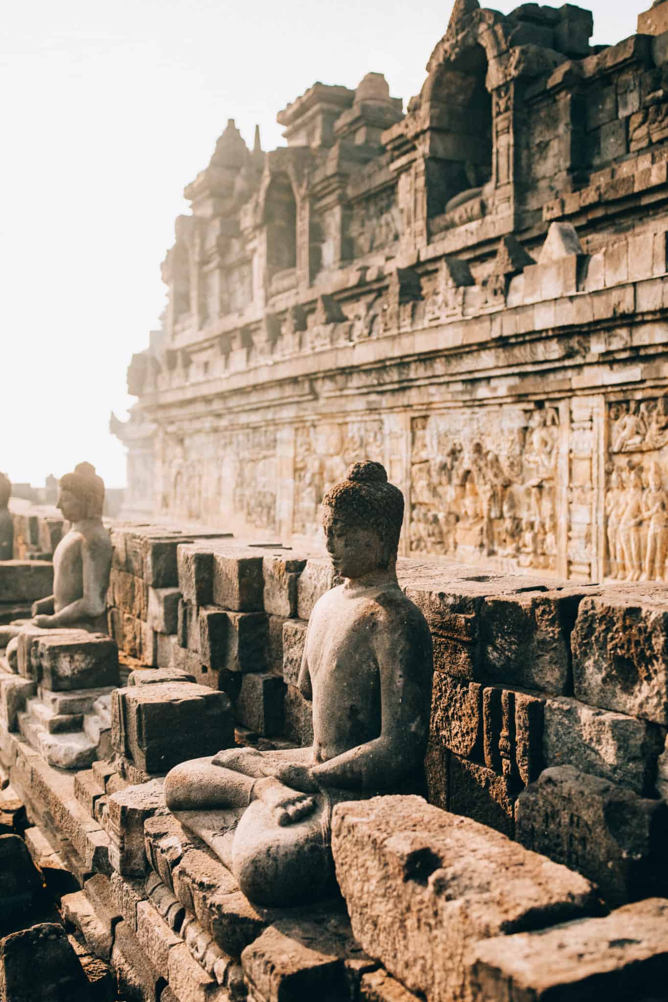 Buddha at Borobudur Temple -TheMandagies.com