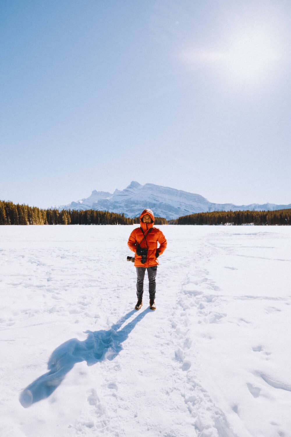 Banff in Winter (Berty Mandagie at Two Jack Lake)
