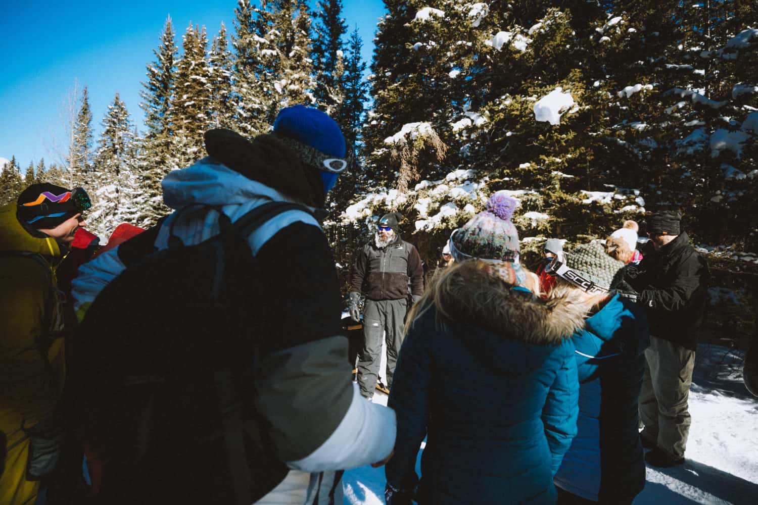 Sled Dog Briefing with tour guides - TheMandagies.com