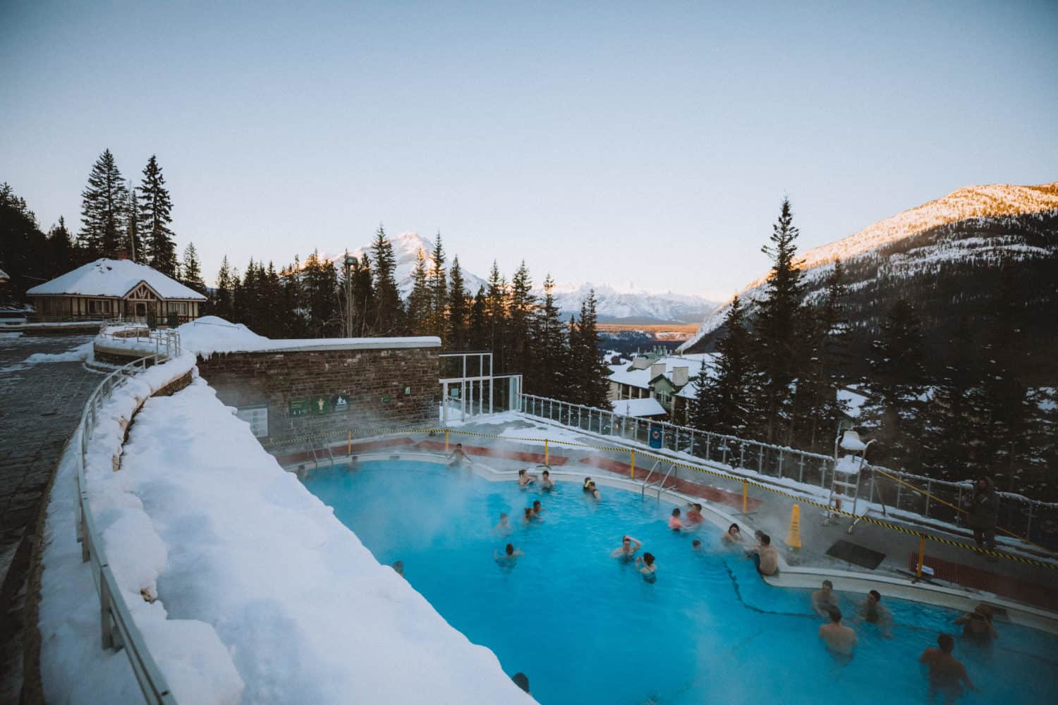 View From Top of Banff Upper Hot Springs - TheMandagies.com