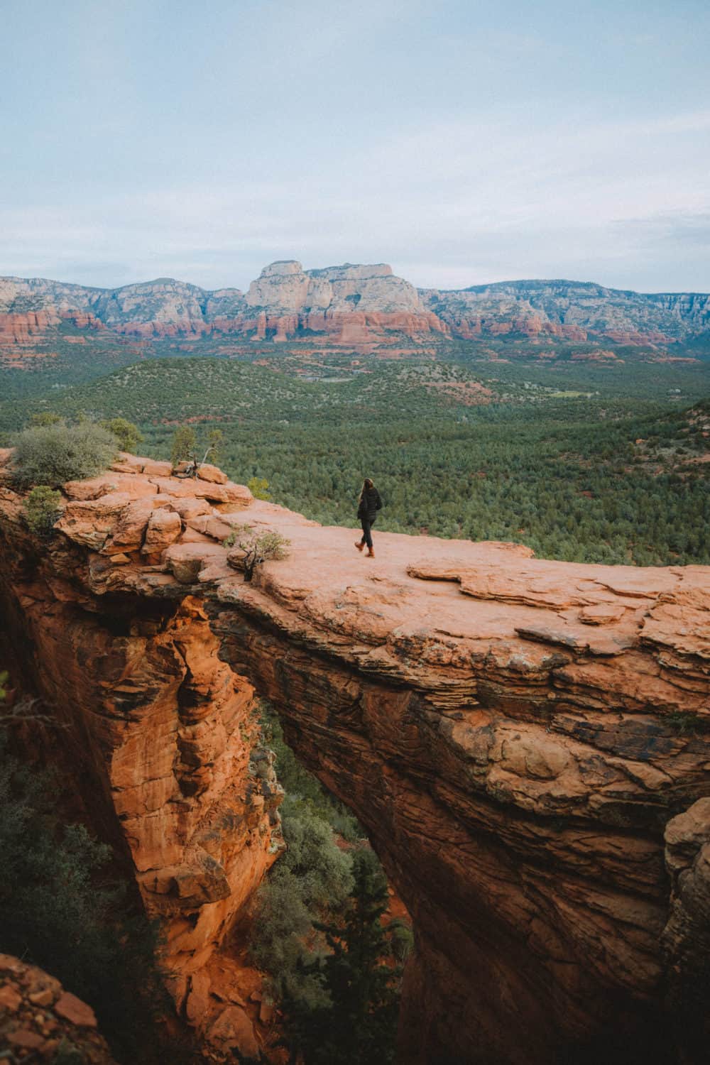 Emily Walking on Devil's Bridge, show with Canon EOS R